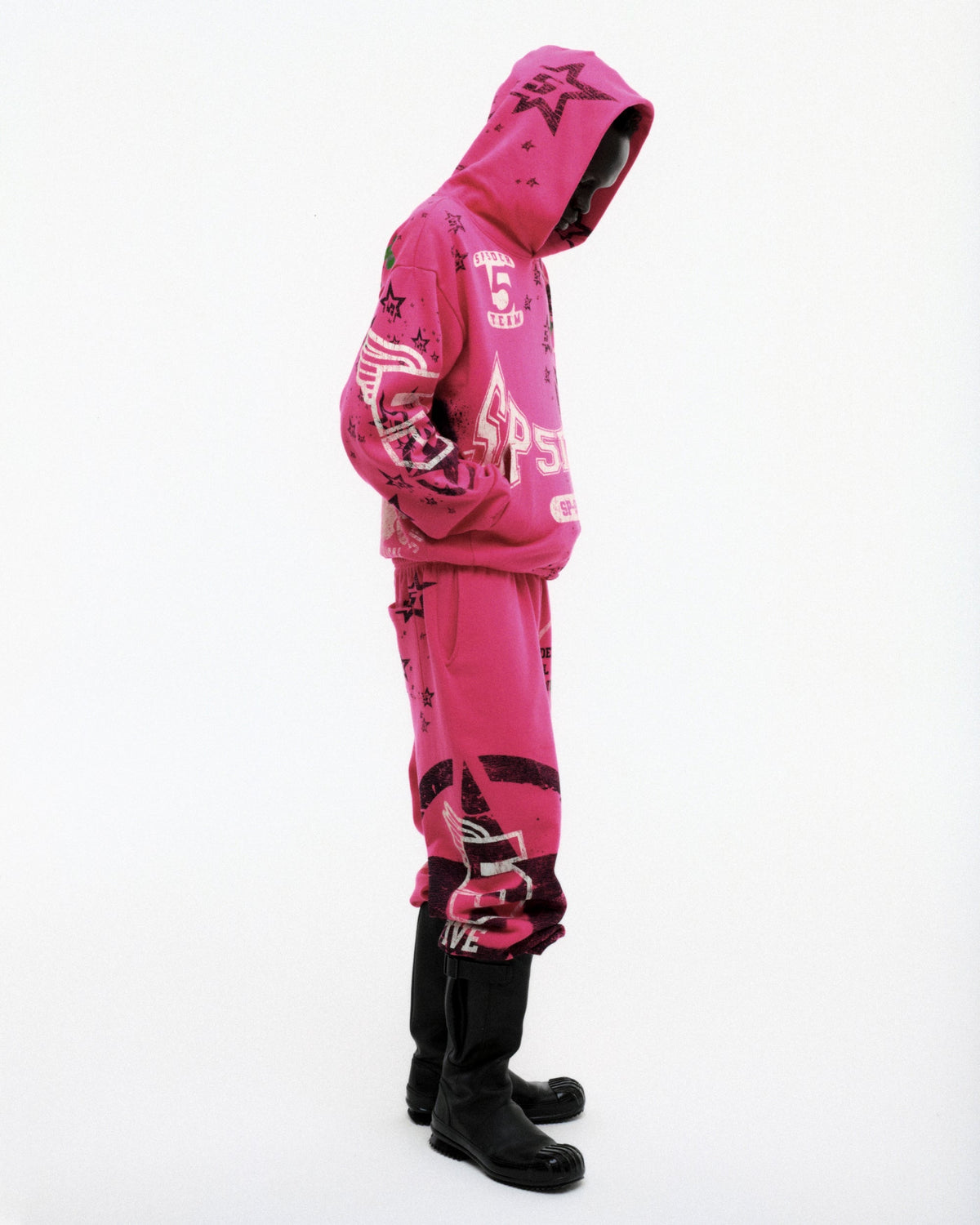 Sp5der Stencil Hoodie