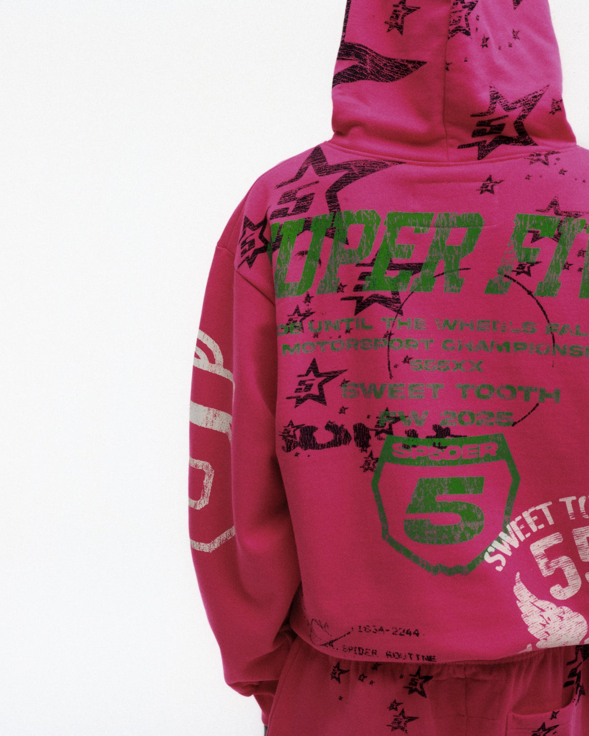 Sp5der Stencil Hoodie