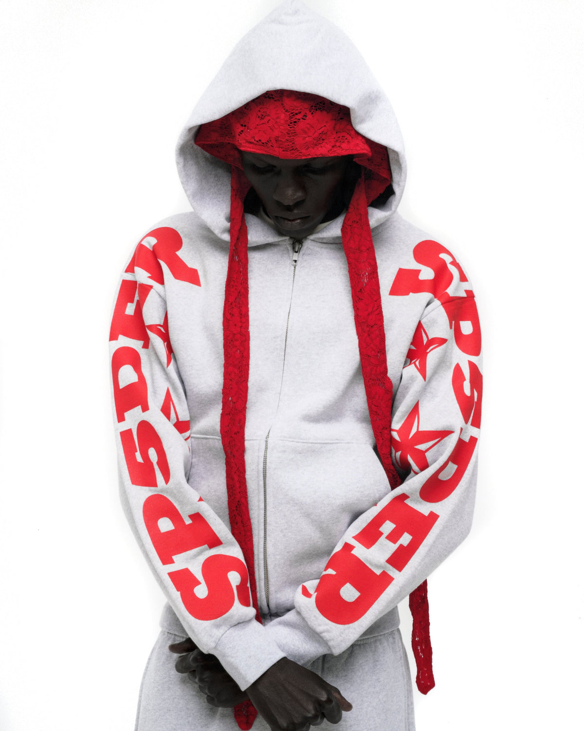 Sp5der Mx555 ZIP Hoodie