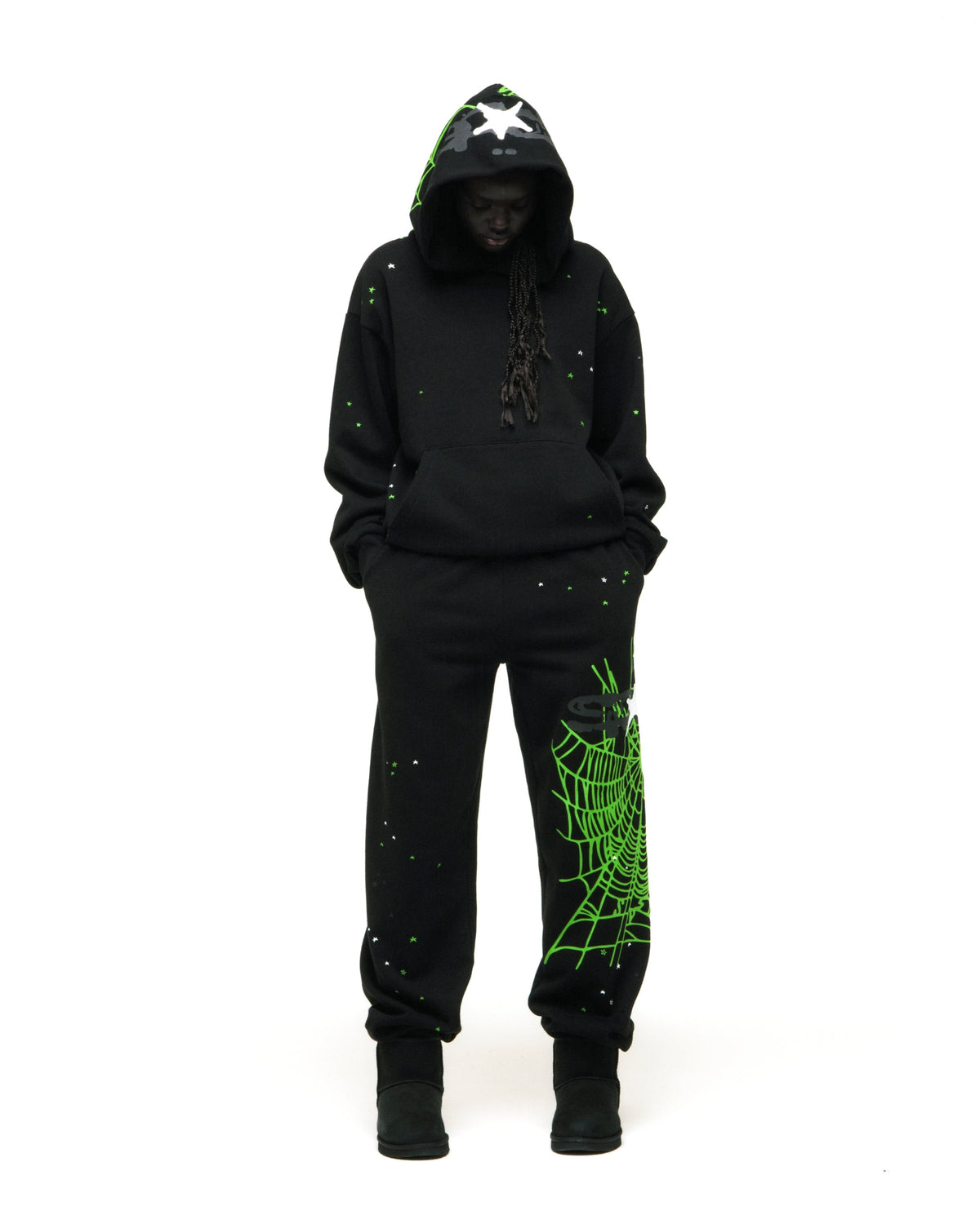 Sp5der Heavy WEB Hoodie