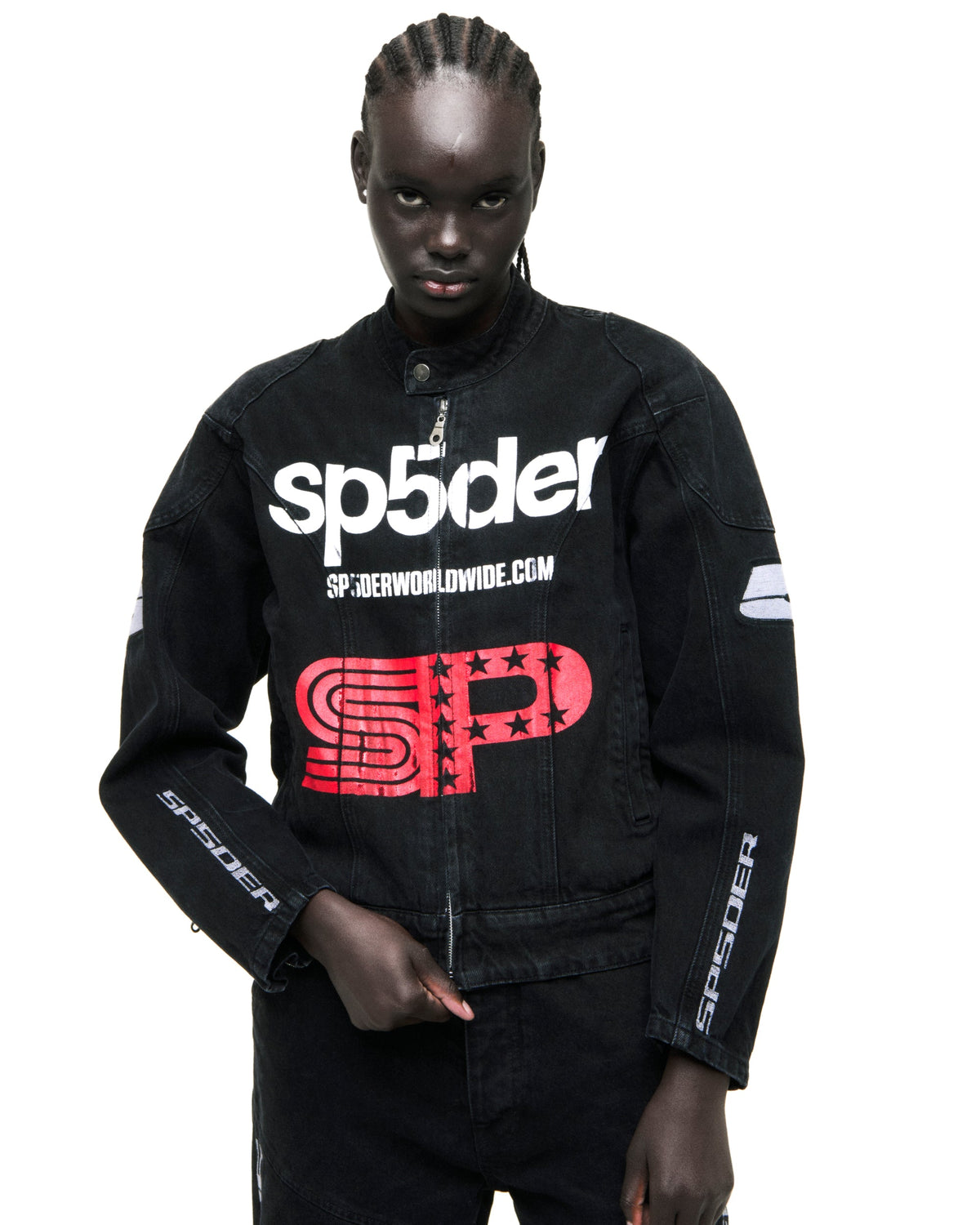 Sp5der Motorsport Denim Jacket