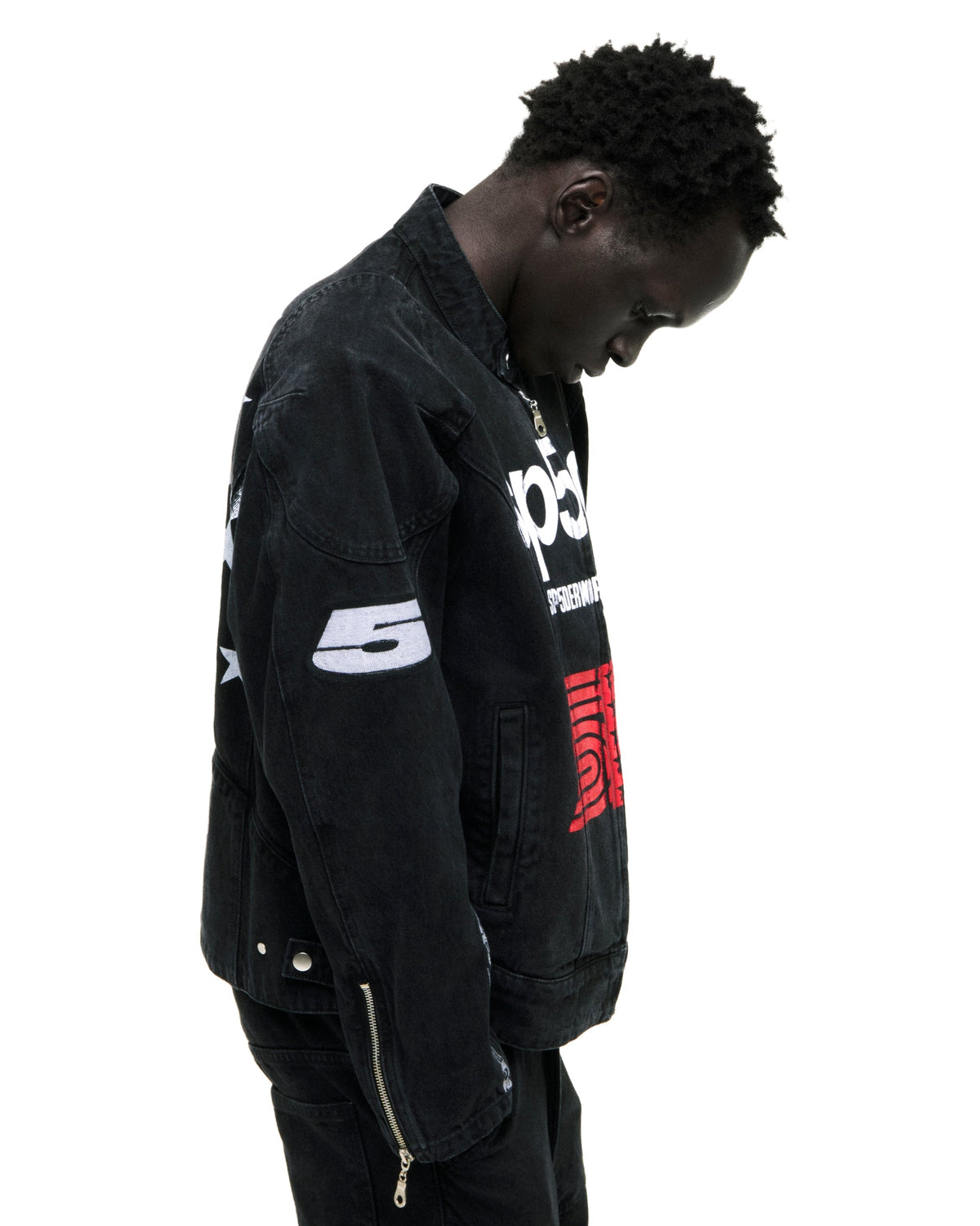 Sp5der Motorsport Denim Jacket