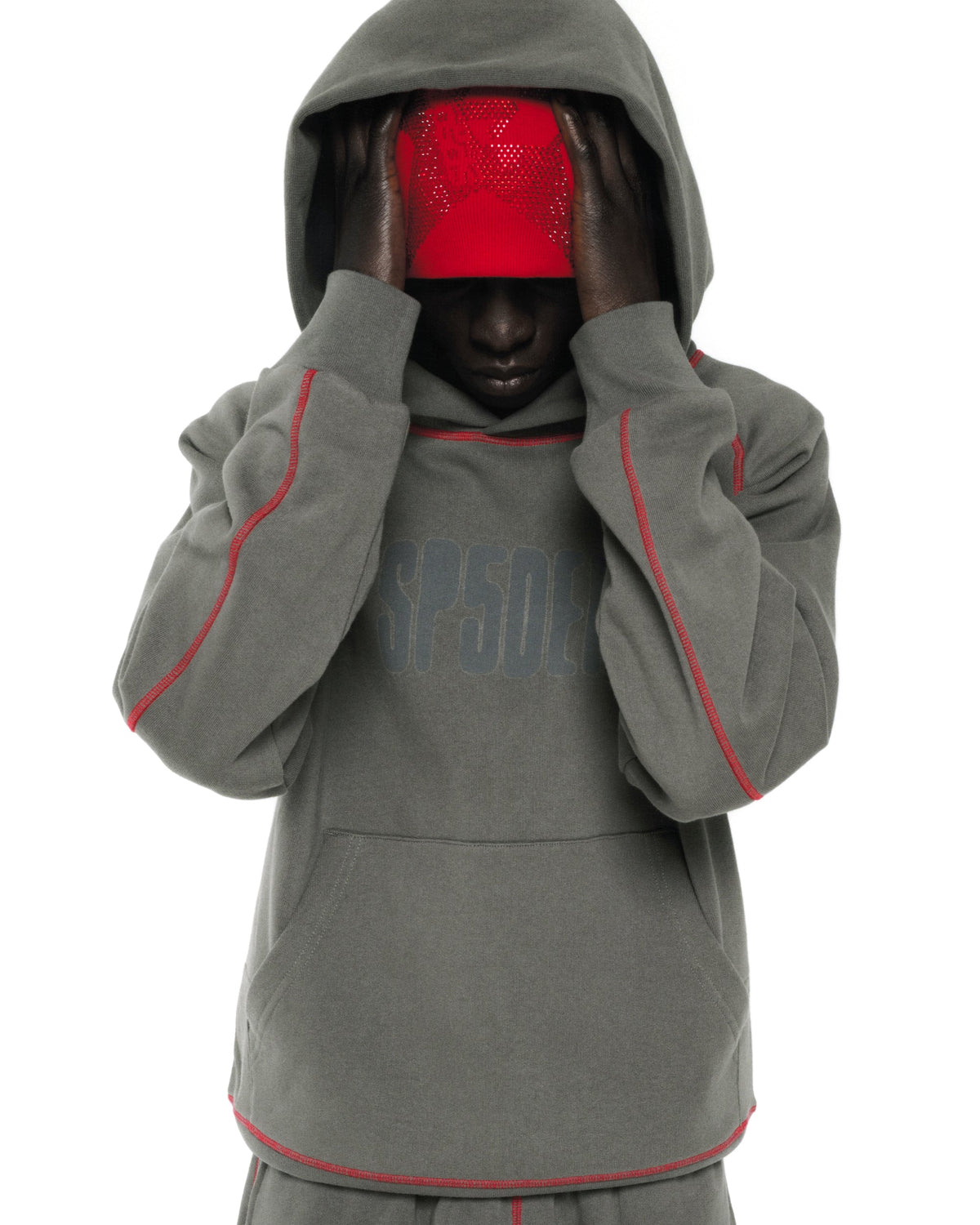 Sp5der Archive Contrast Hoodie