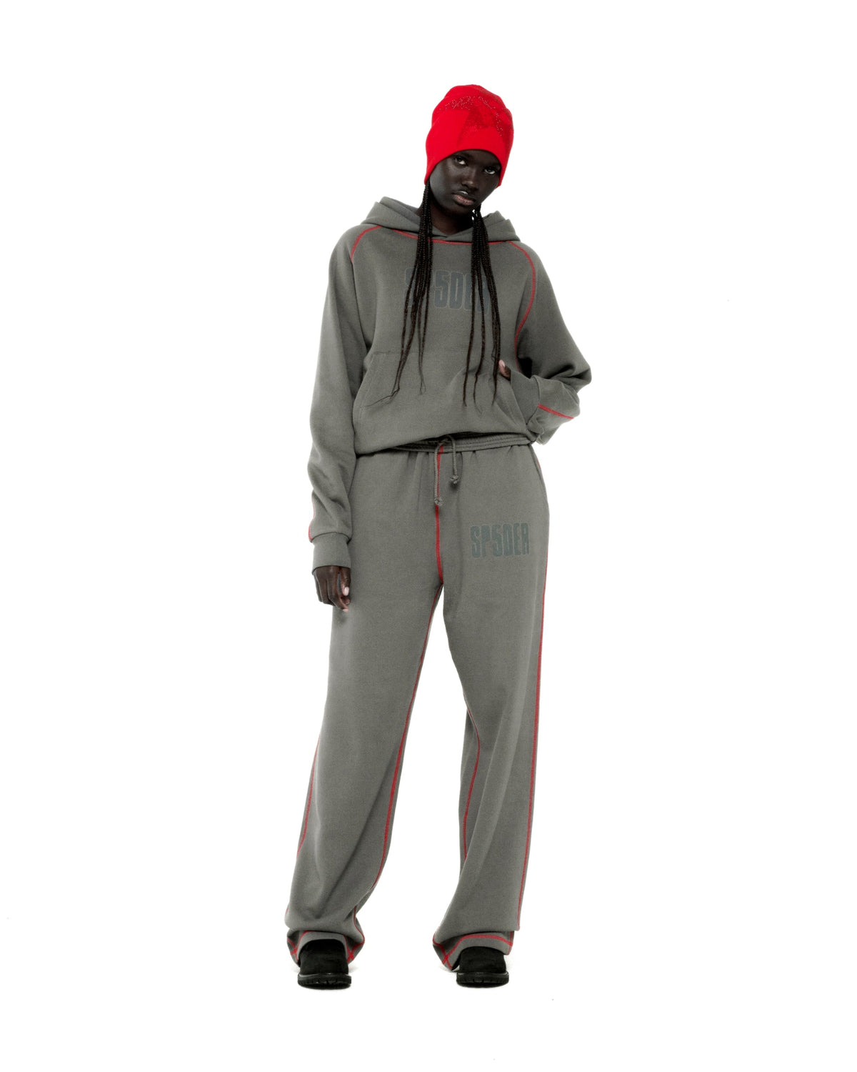 Sp5der Archive Contrast Hoodie