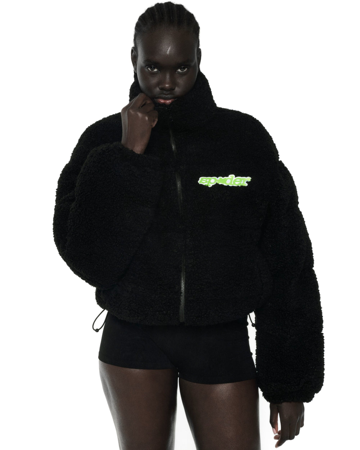 Sp5der Sherpa Puffer Jacket