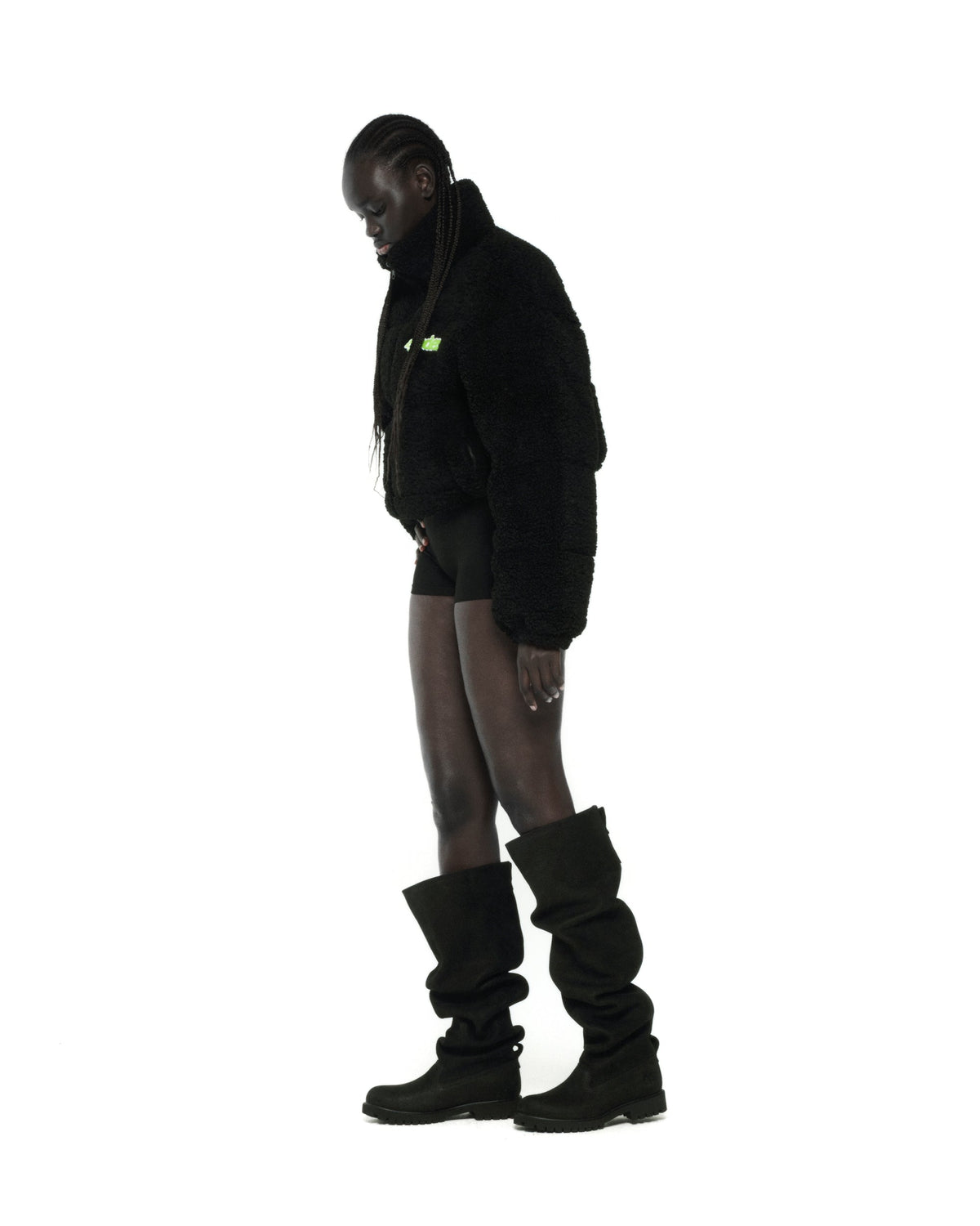Sp5der Sherpa Puffer Jacket