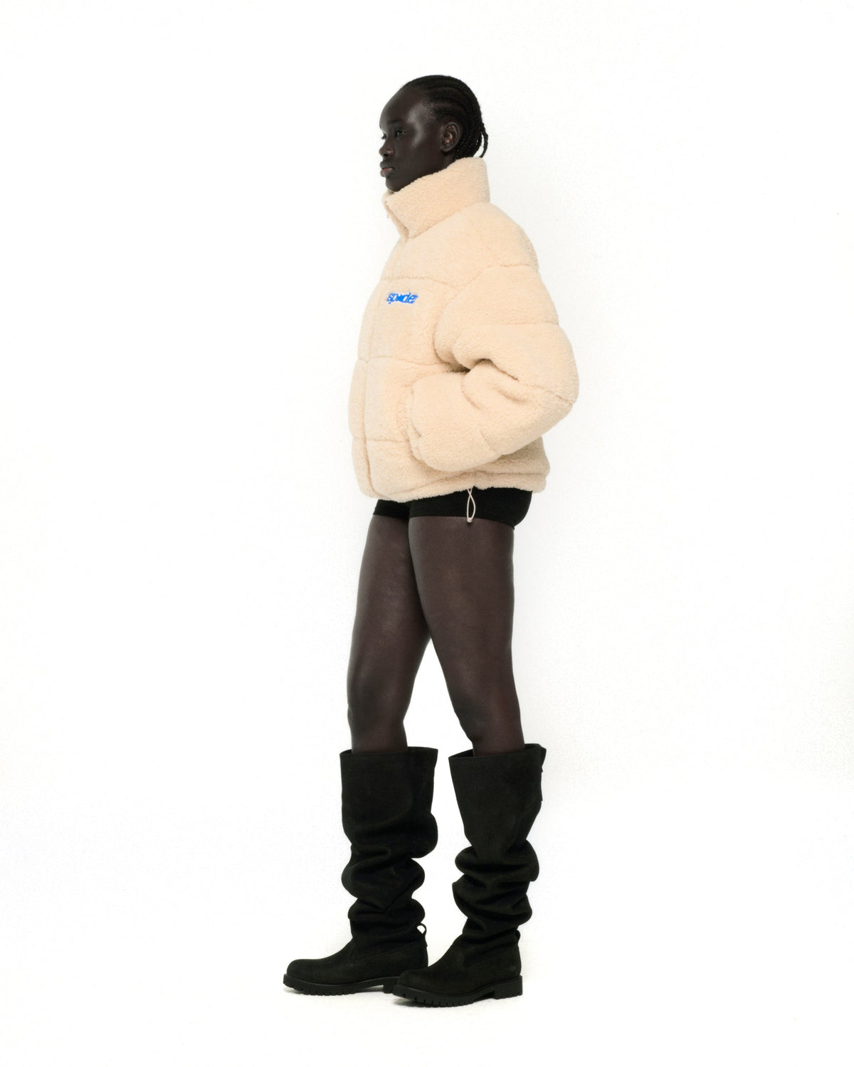 Sp5der Sherpa Puffer Jacket