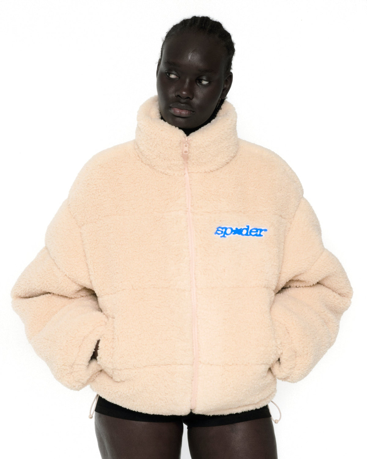 Sp5der Sherpa Puffer Jacket