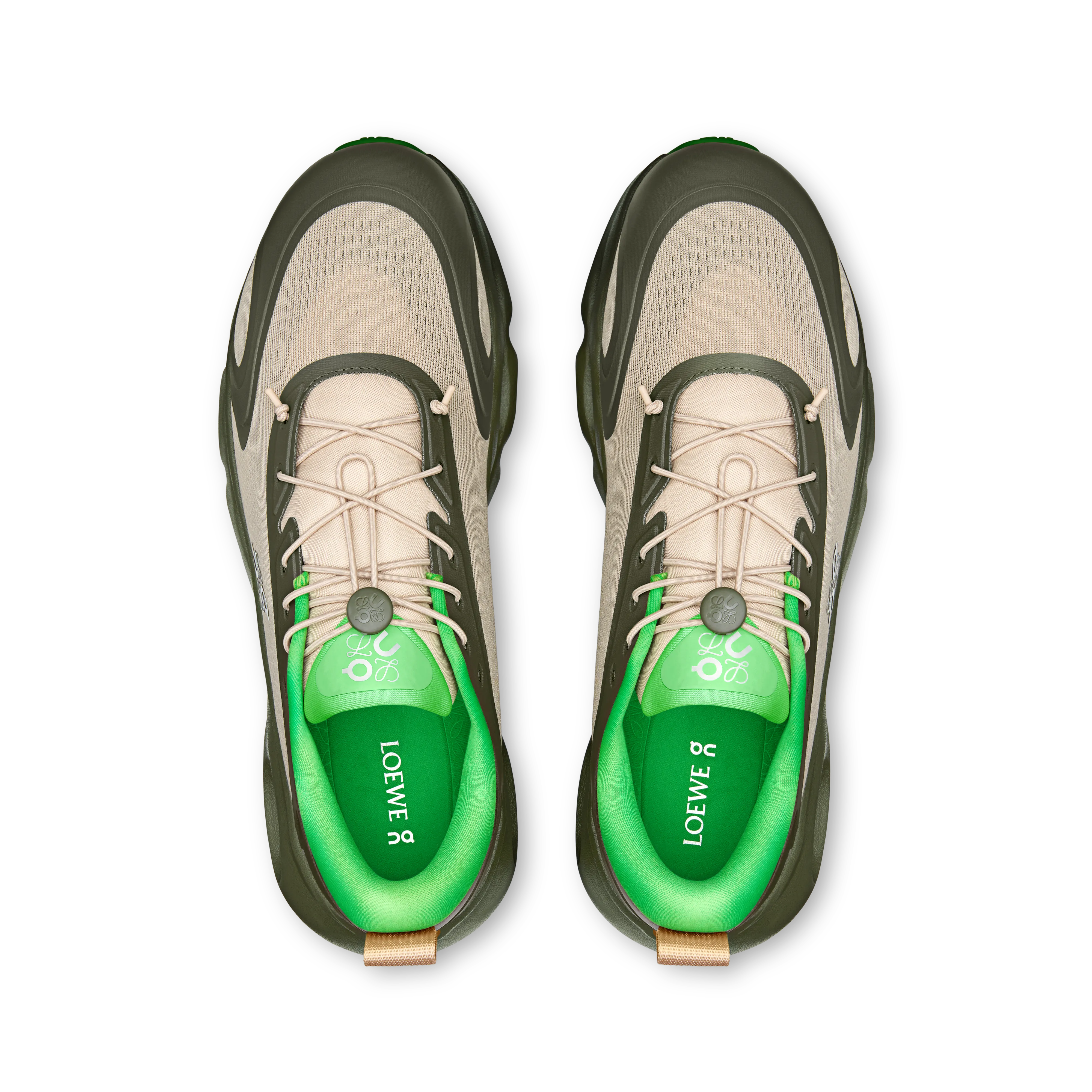 On Running Cloudsolo LOEWE Khakee Green Sand