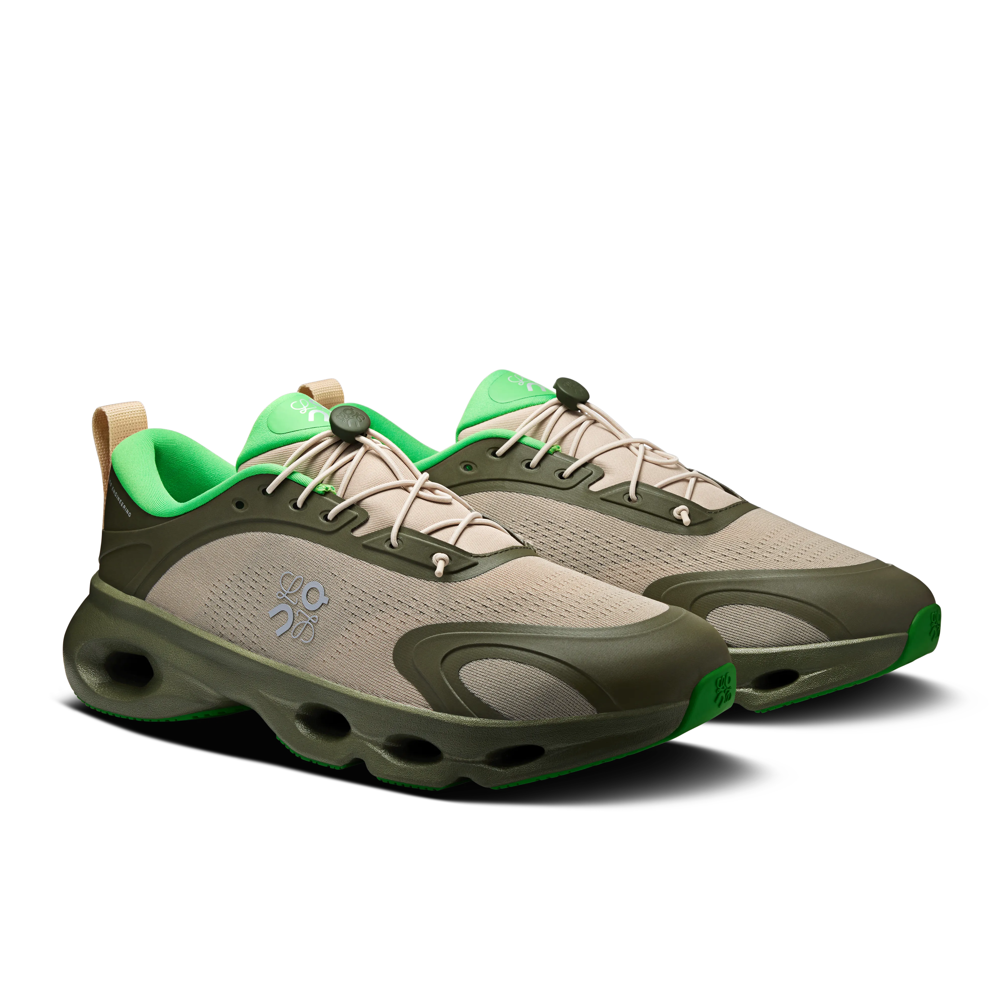 On Running Cloudsolo LOEWE Khakee Green Sand