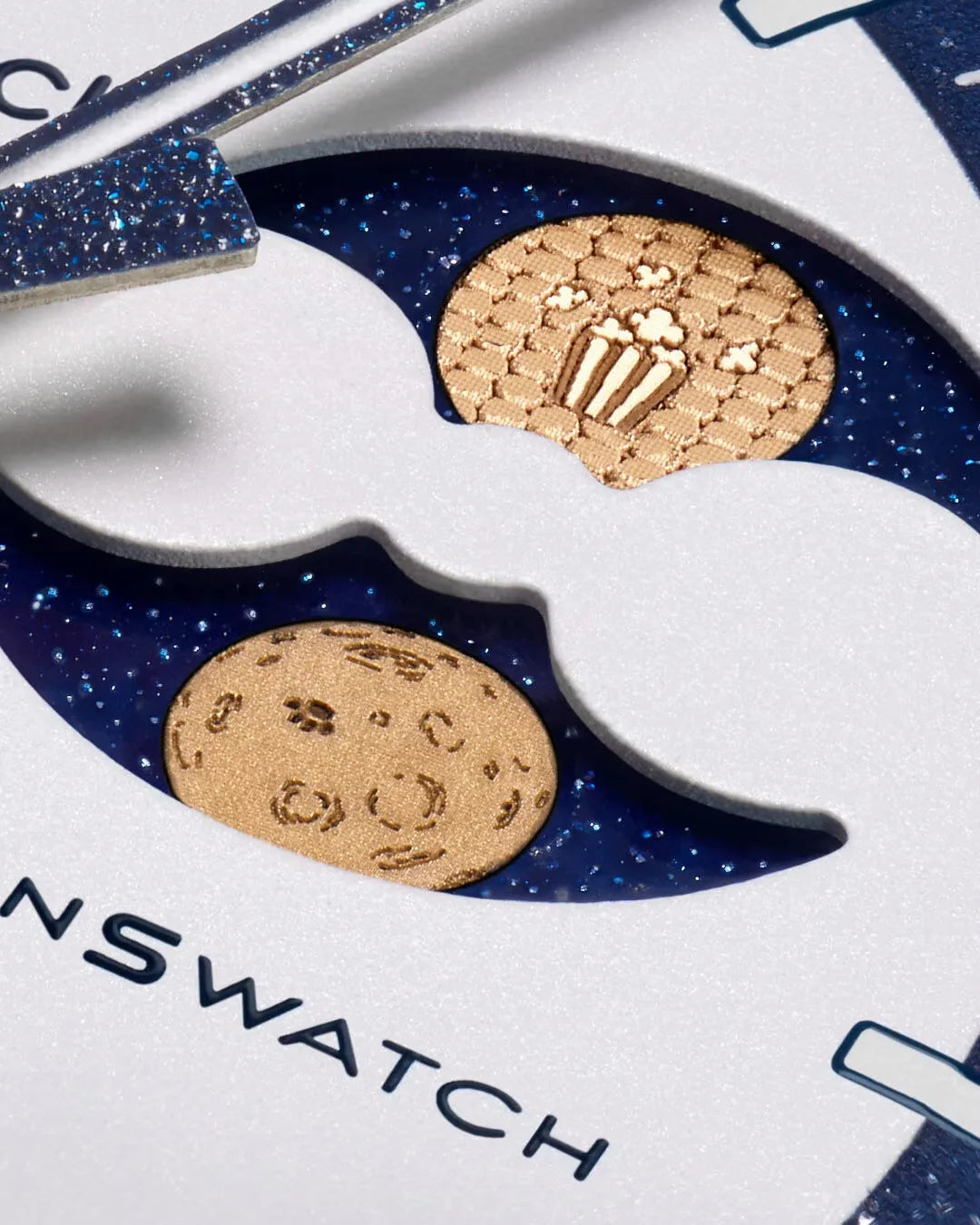 Swatch x Omega Bioceramic Moonswatch Mission To Earthphase Moonshine Snoopy Gold Popcorn