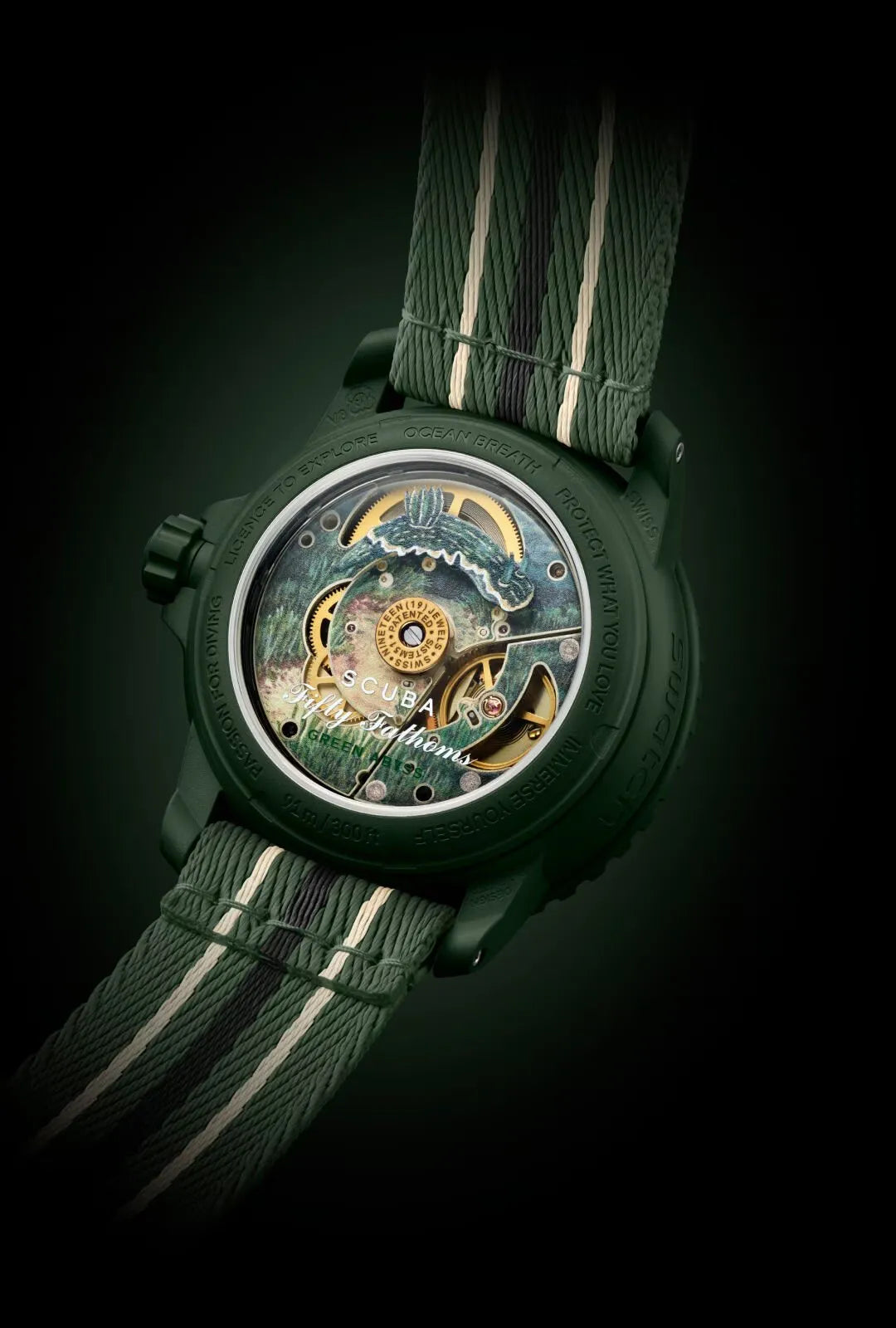 BIOCERAMIC SCUBA FIFTY FATHOMS COLLECTION - GREEN ABYSS