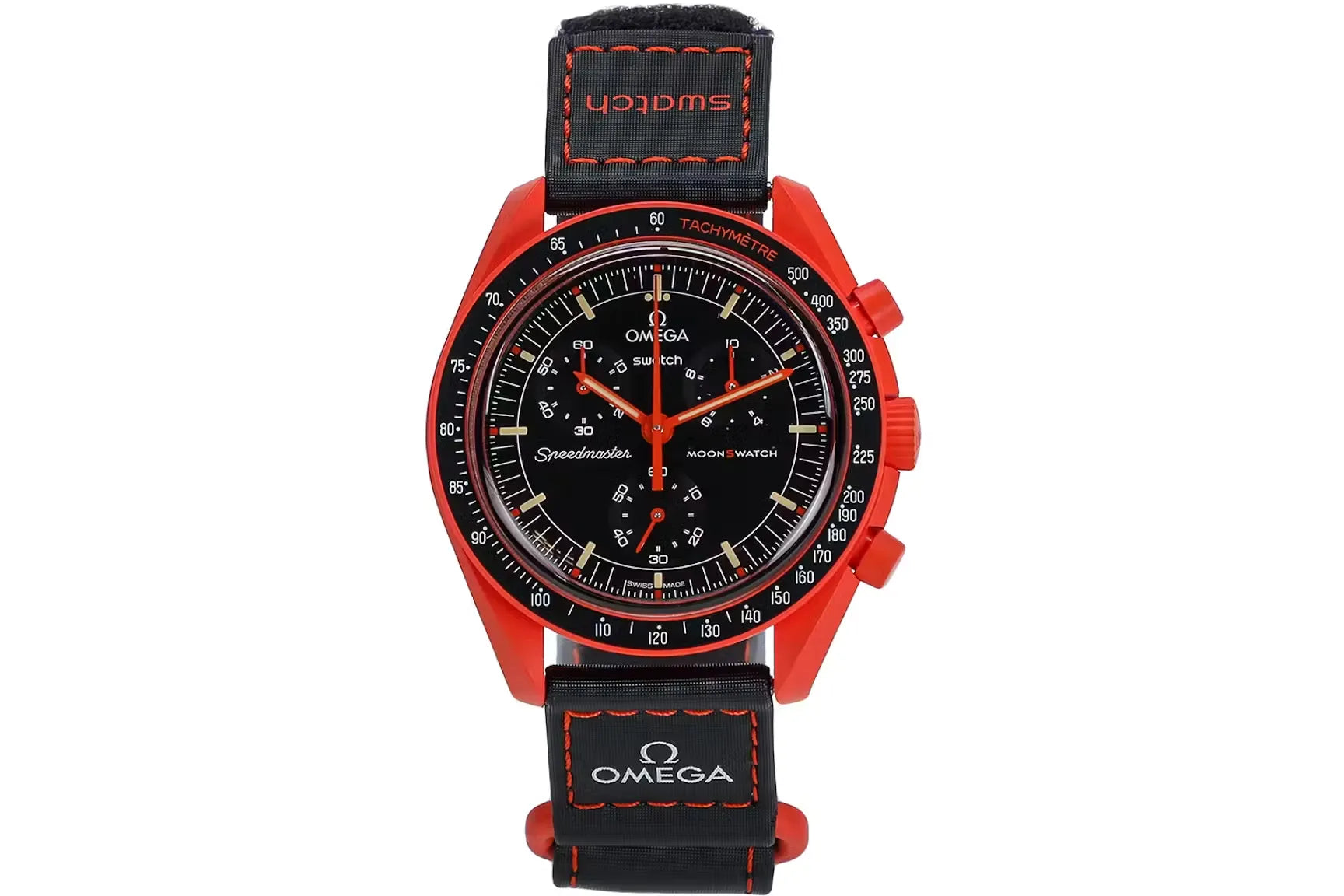 Swatch x Omega Bioceramic Moonswatch Mission On Earth Lava – Kicks 