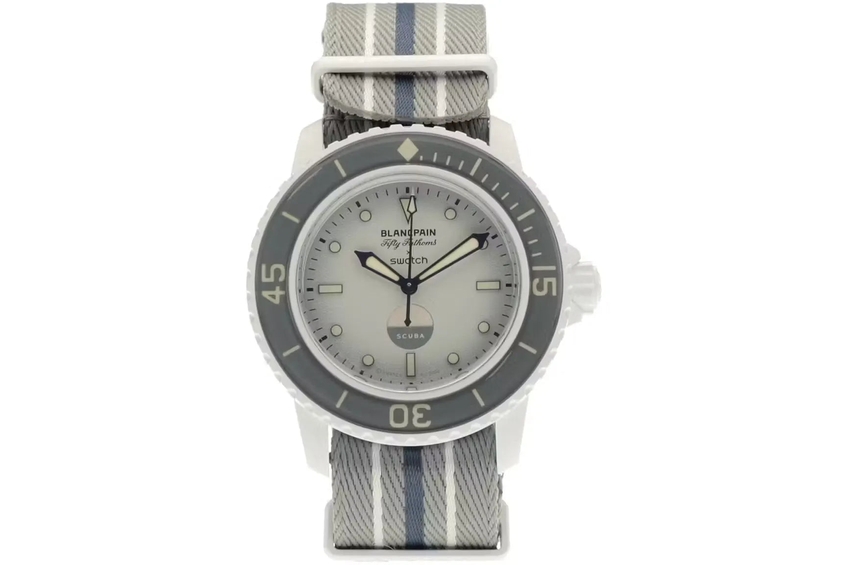 Blancpain x Swatch Scuba Fifty Fathoms Antarctic Ocean Grey 