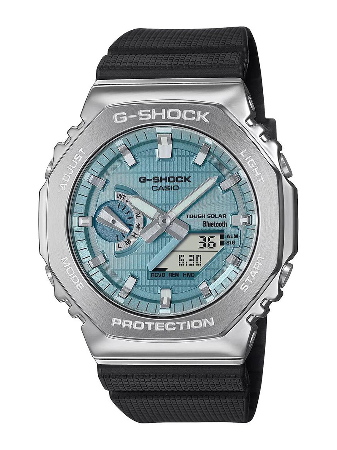 Myntra Buy CASIO G Shock GBM 2100A 1A2DR Turquoise Blue Analog Digital Dial Bio Based Resin G1582 Accessories For Men