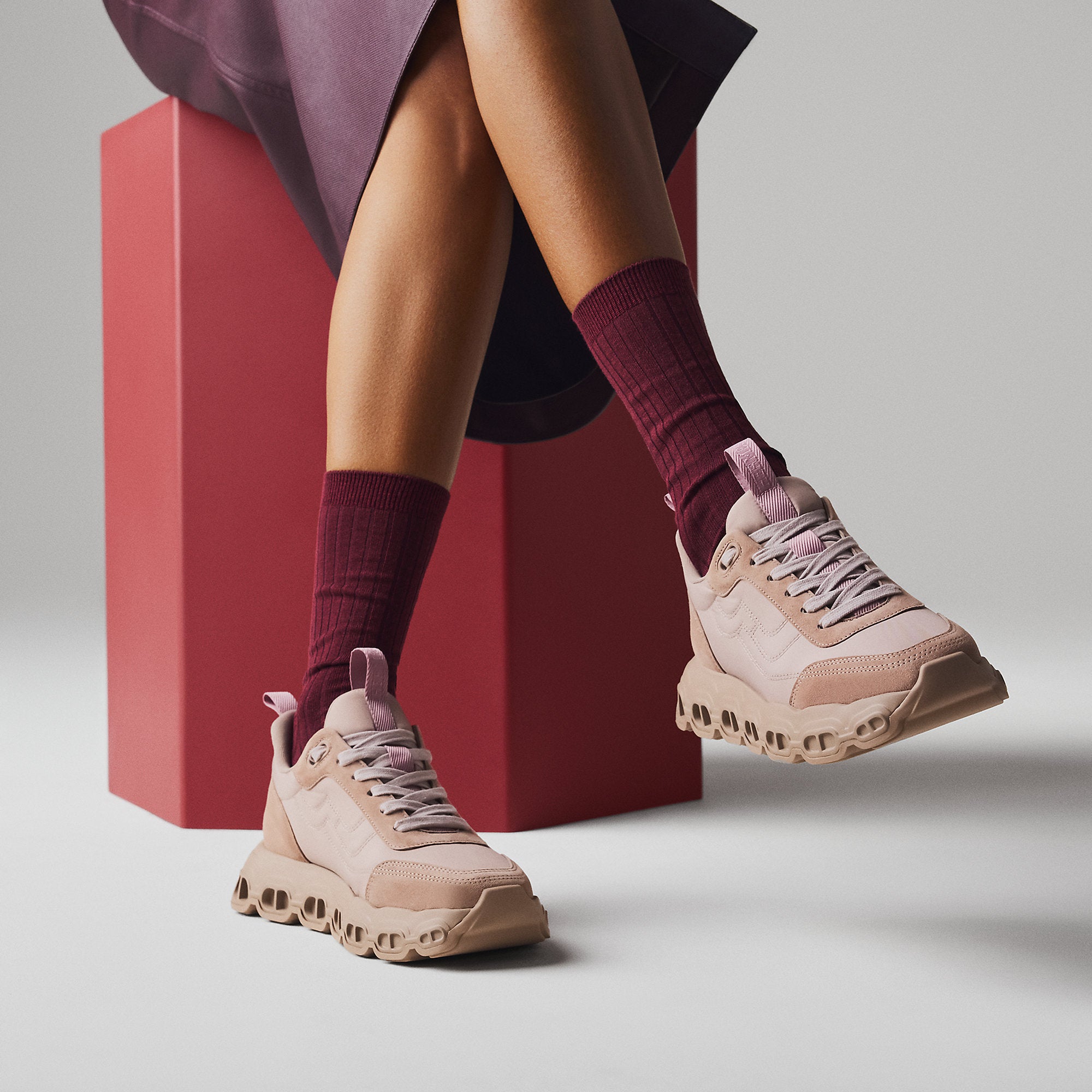 Hermes Impulse Sneaker Rose Perle