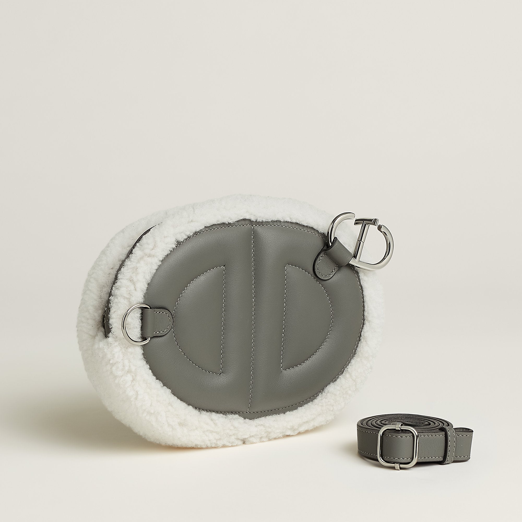 Hermes In The Loop Plush Belt Bag Cru