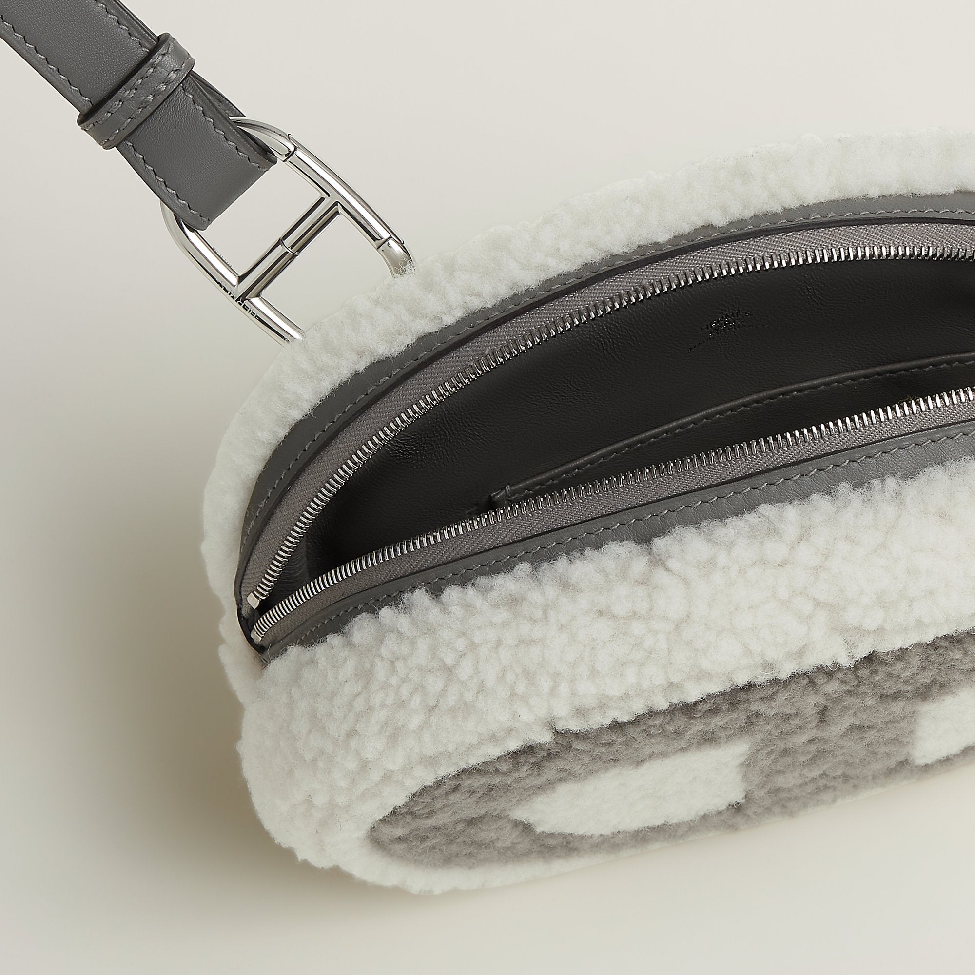 Hermes In The Loop Plush Belt Bag Cru