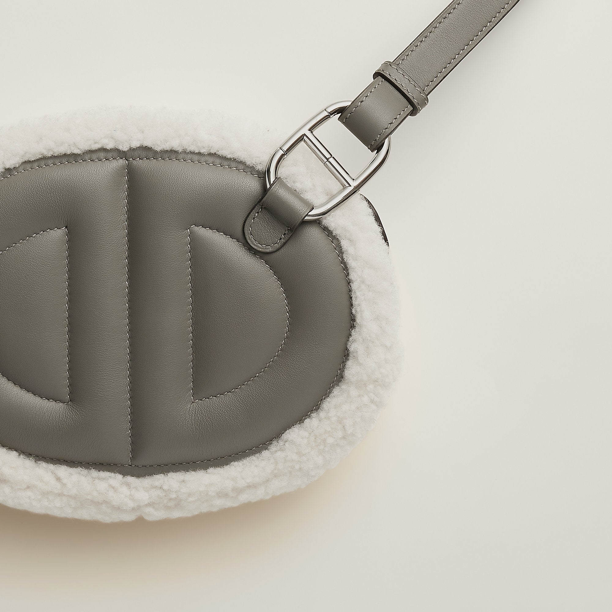 Hermes In The Loop Plush Belt Bag Cru