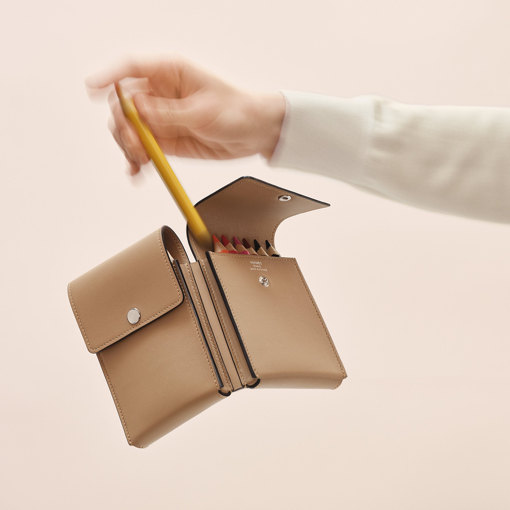 Hermes In The Pocket Ed Pencil Case Poussire