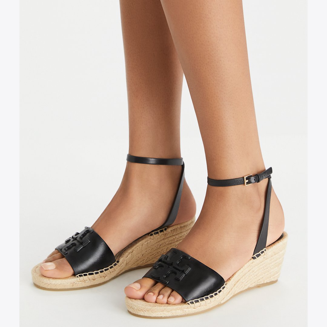 Tory Burch Ines Espadrille Wedge PERFECT BLACK