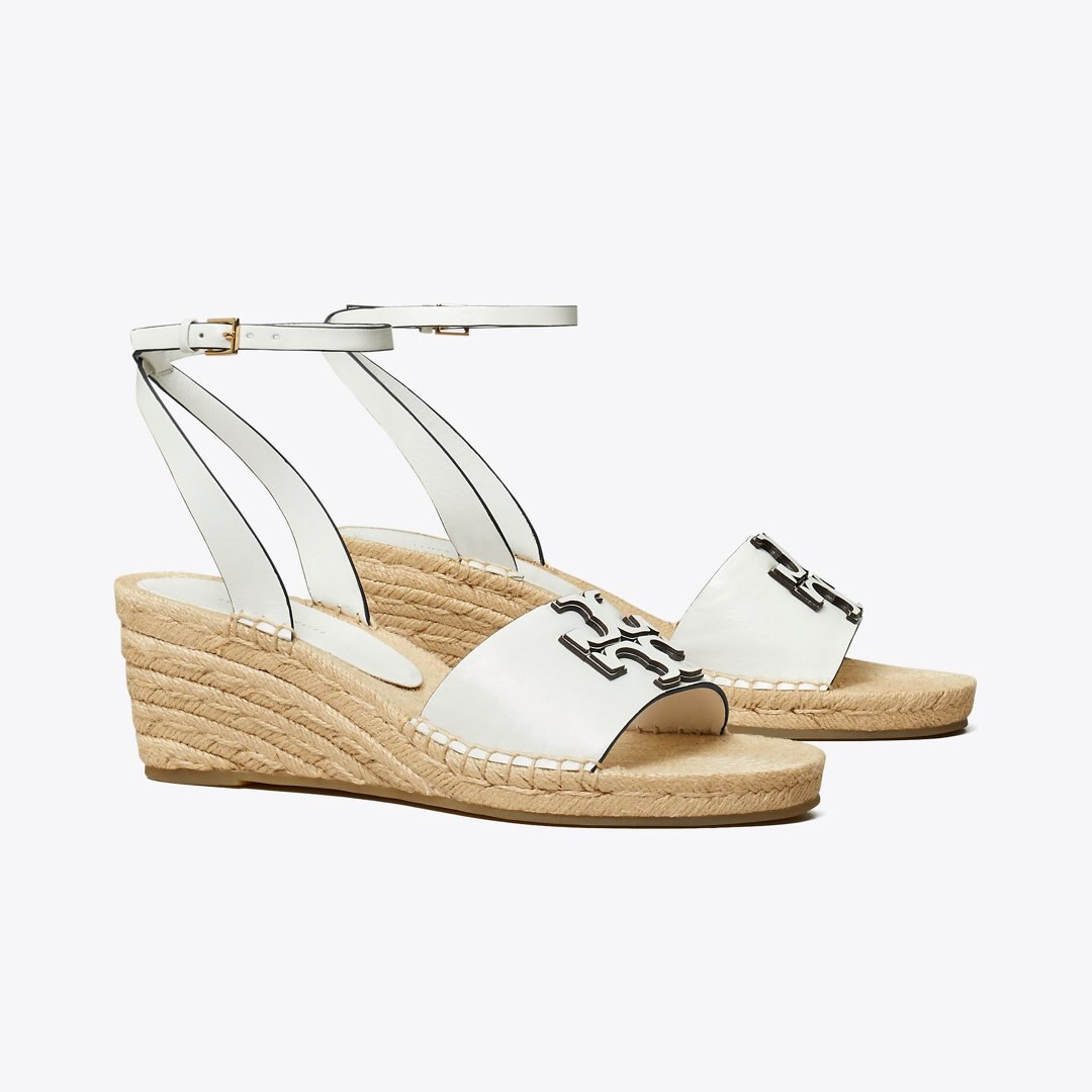 Tory Burch Ines Espadrille Wedge GARDENIA