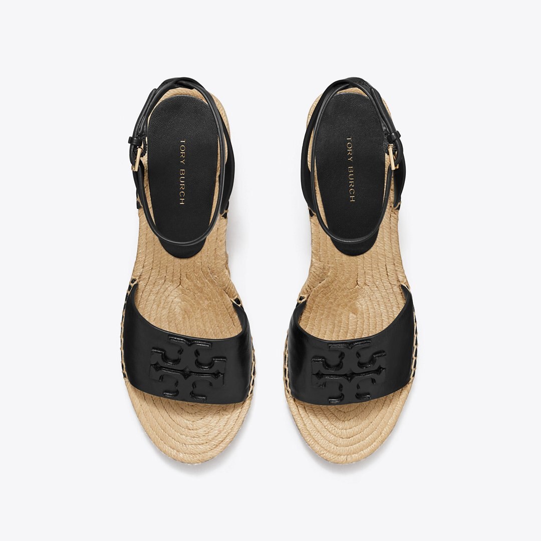 Tory Burch Ines Espadrille Wedge PERFECT BLACK