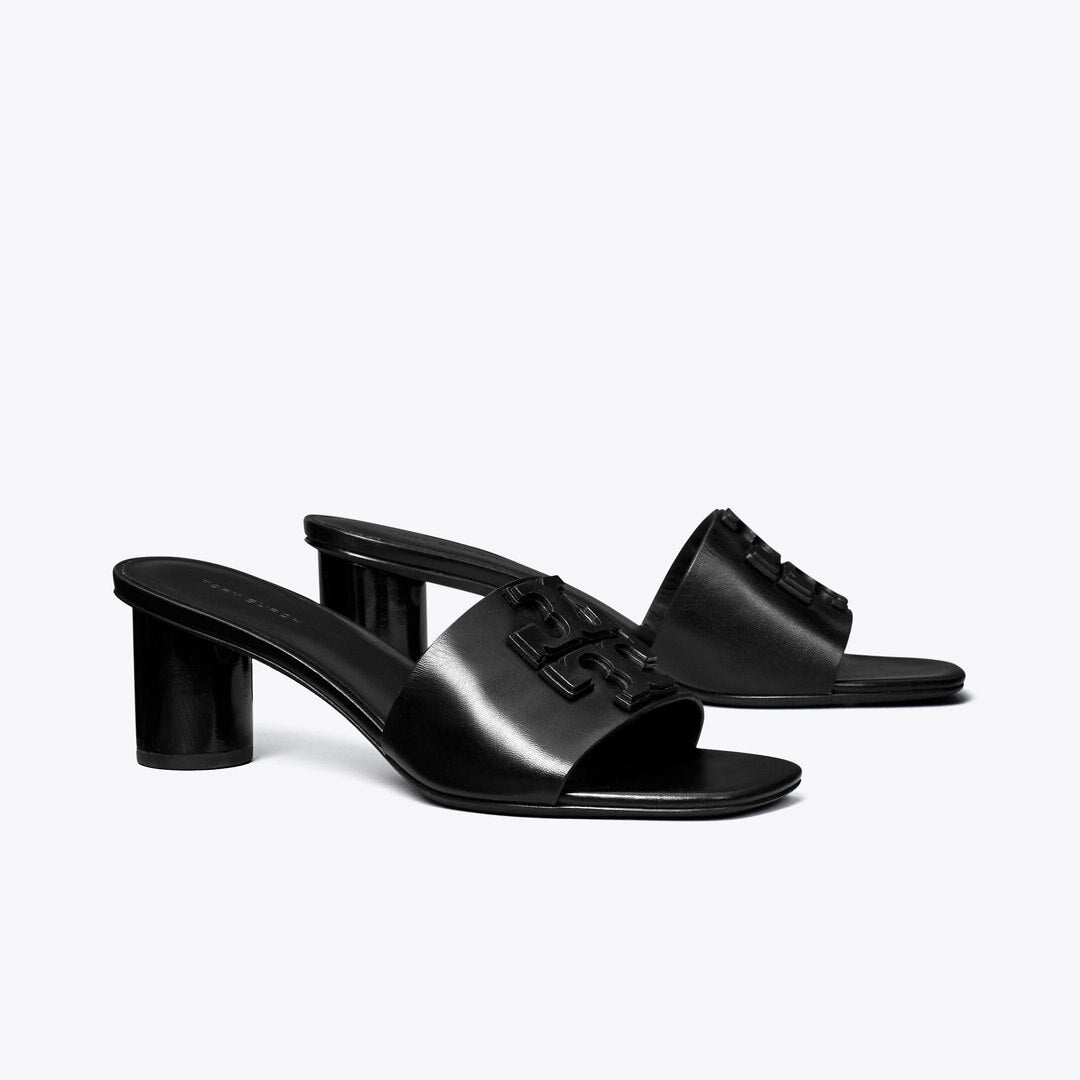 Tory Burch Ines Heeled Mule PERFECT BLACK
