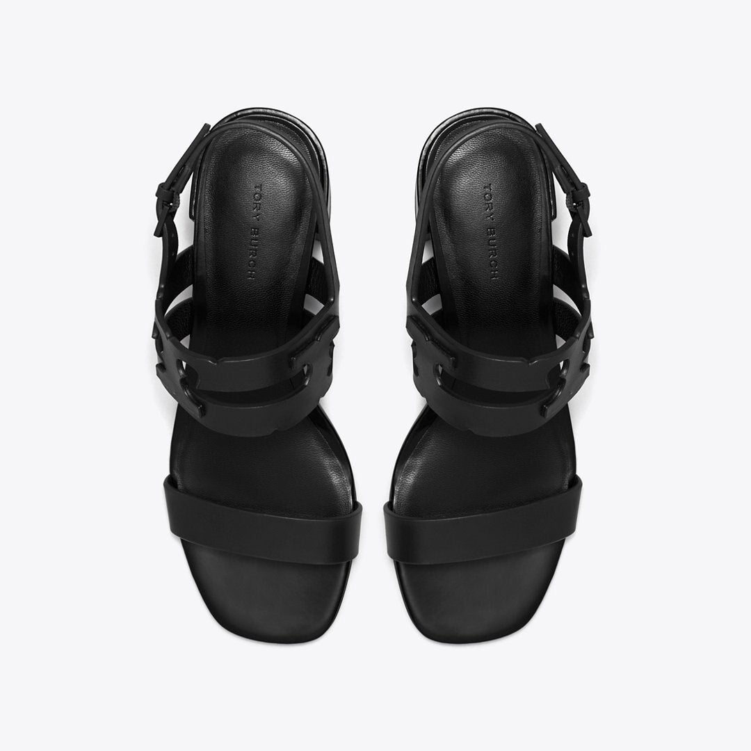 Tory Burch Ines Heeled Sandal PERFECT BLACK / PERFECT BLACK