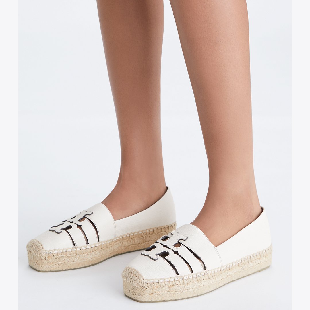 Tory Burch Ines Platform Espadrille LIGHT CREAM