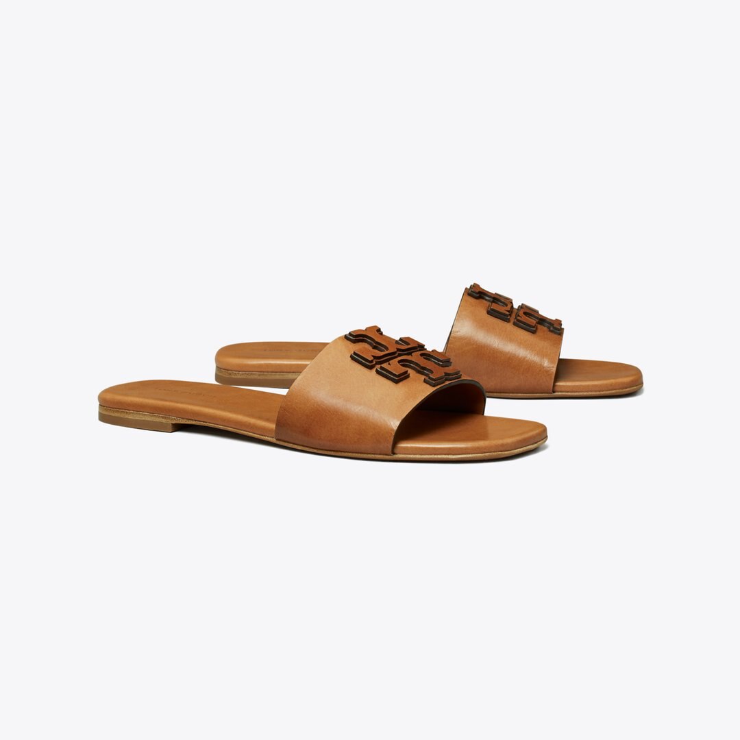 Tory Burch Ines Single-Band Slide TAN