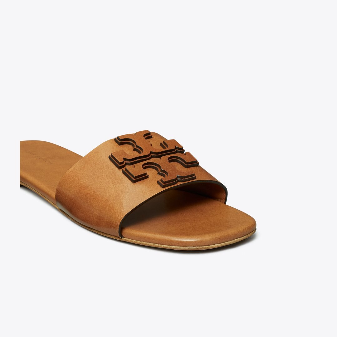 Tory Burch Ines Single-Band Slide TAN