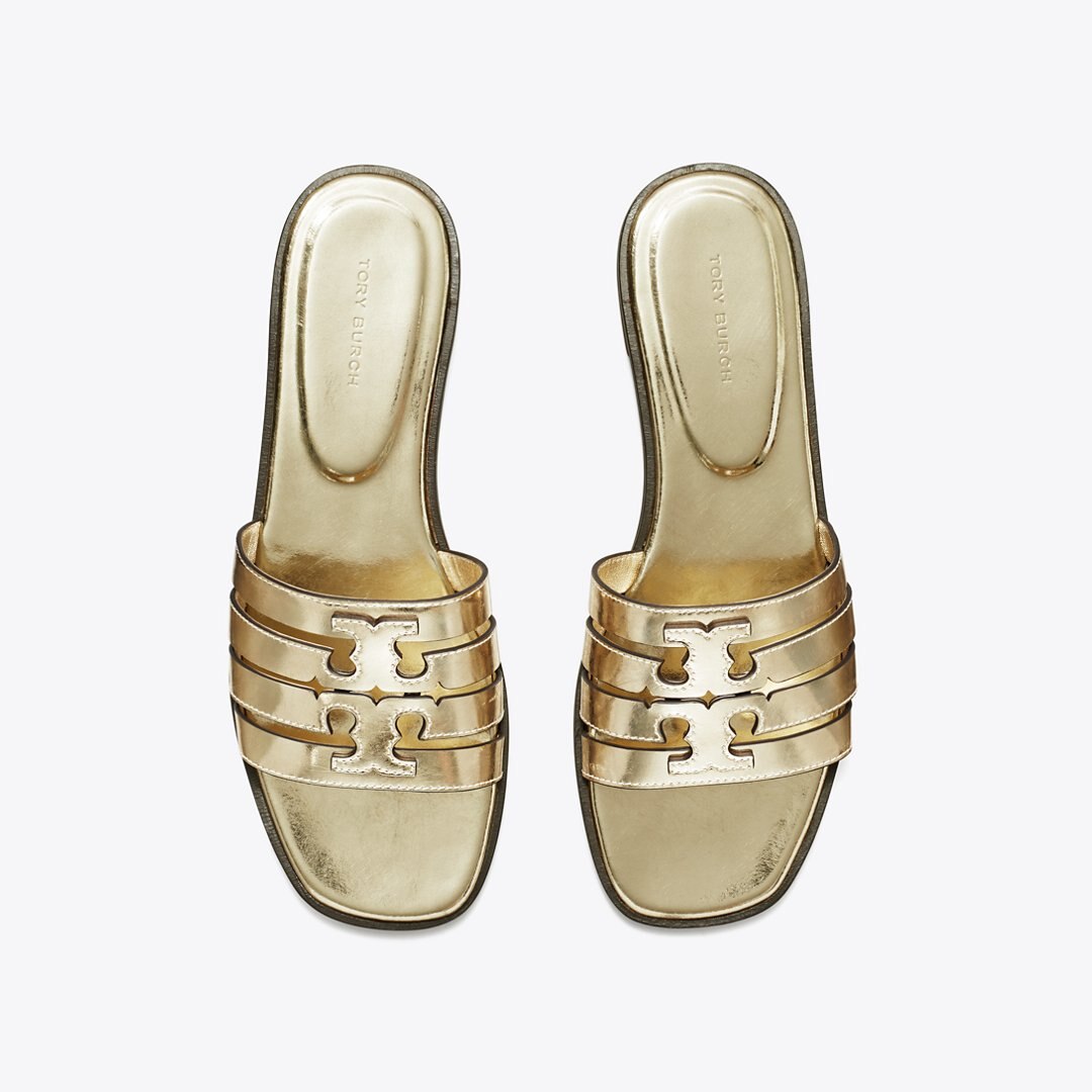 Tory Burch Ines Slide SPARK GOLD / SPARK GOLD