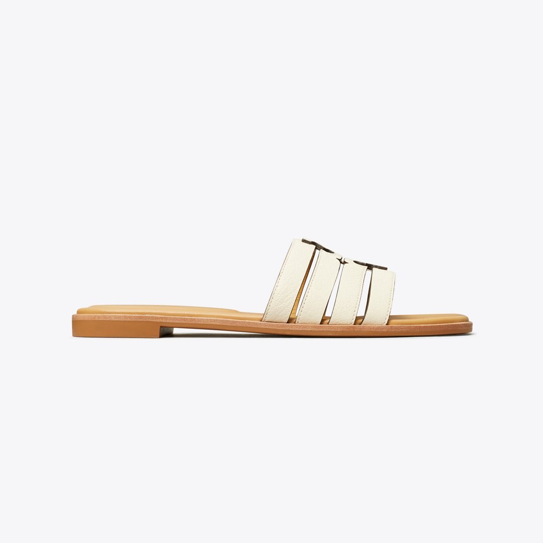 Tory Burch Ines Slide LIGHT CREAM / GINGER SHORTBREAD