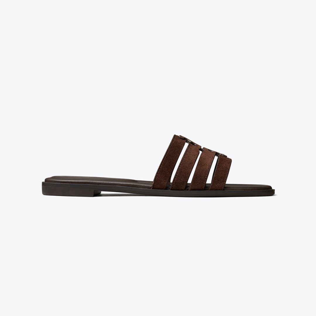 Tory Burch Ines Slide DARK COCOA / DARK COCOA