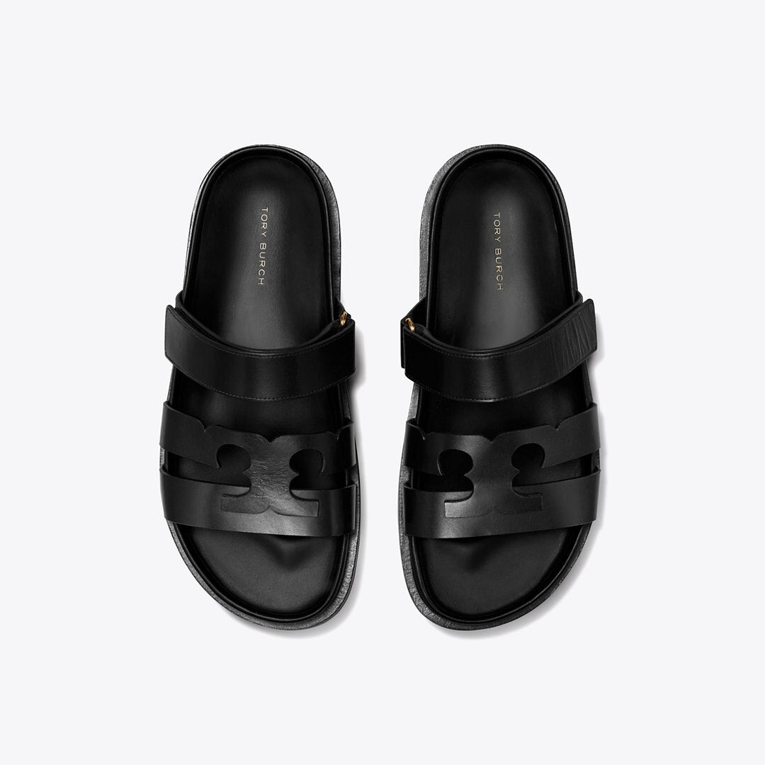 Tory Burch Ines Sport Slide PERFECT BLACK