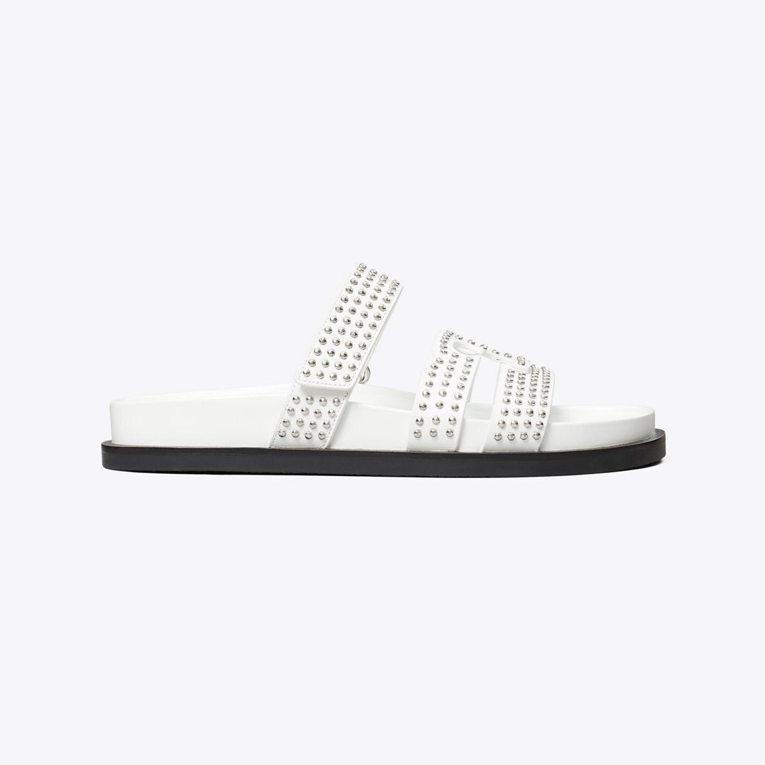 Tory Burch Ines Sport Studded Slide CLOUD