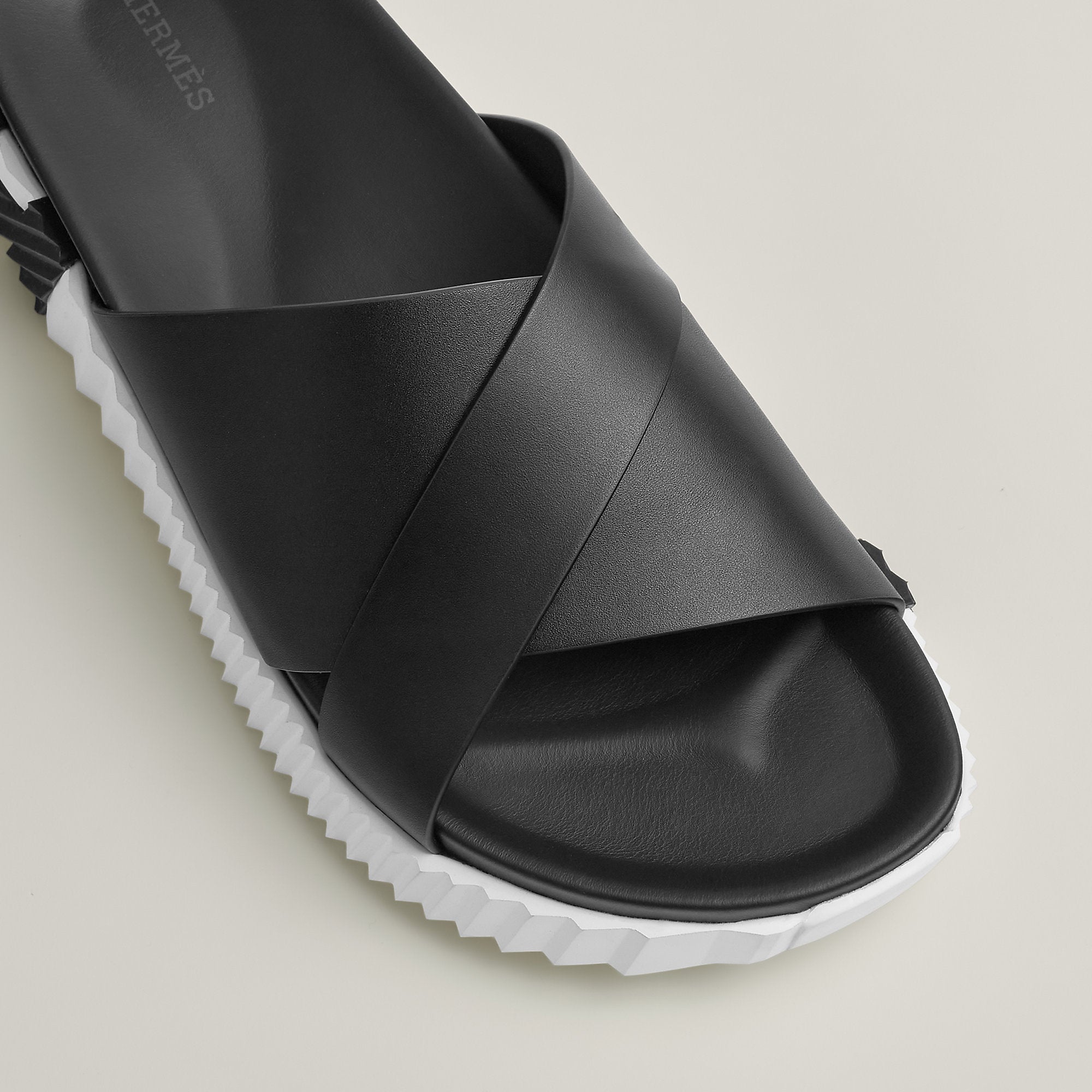 Hermes Infra Sandal Noir