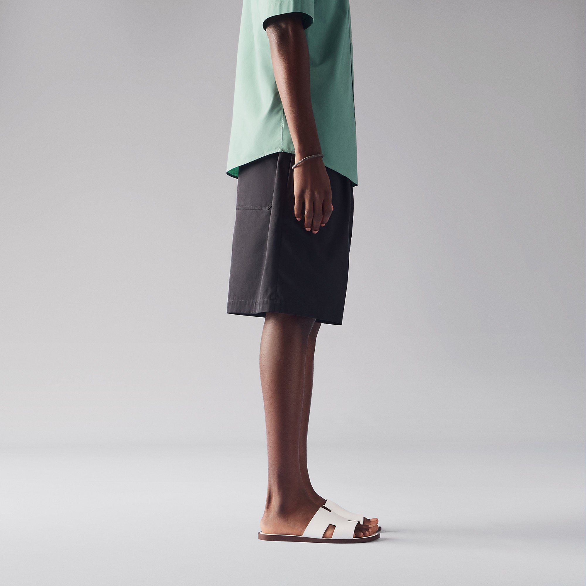 Hermes Izmir Sandal Noir