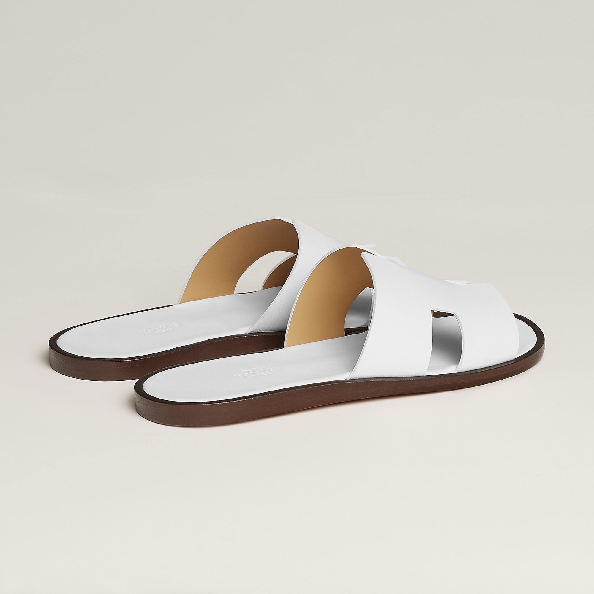Hermes Izmir Sandal Blanc