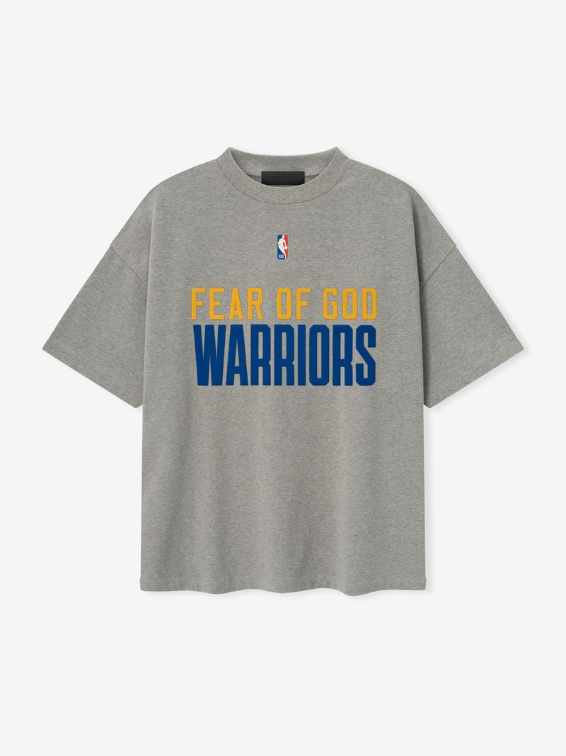 Essentials Warriors 90S Tee Concrete Heather