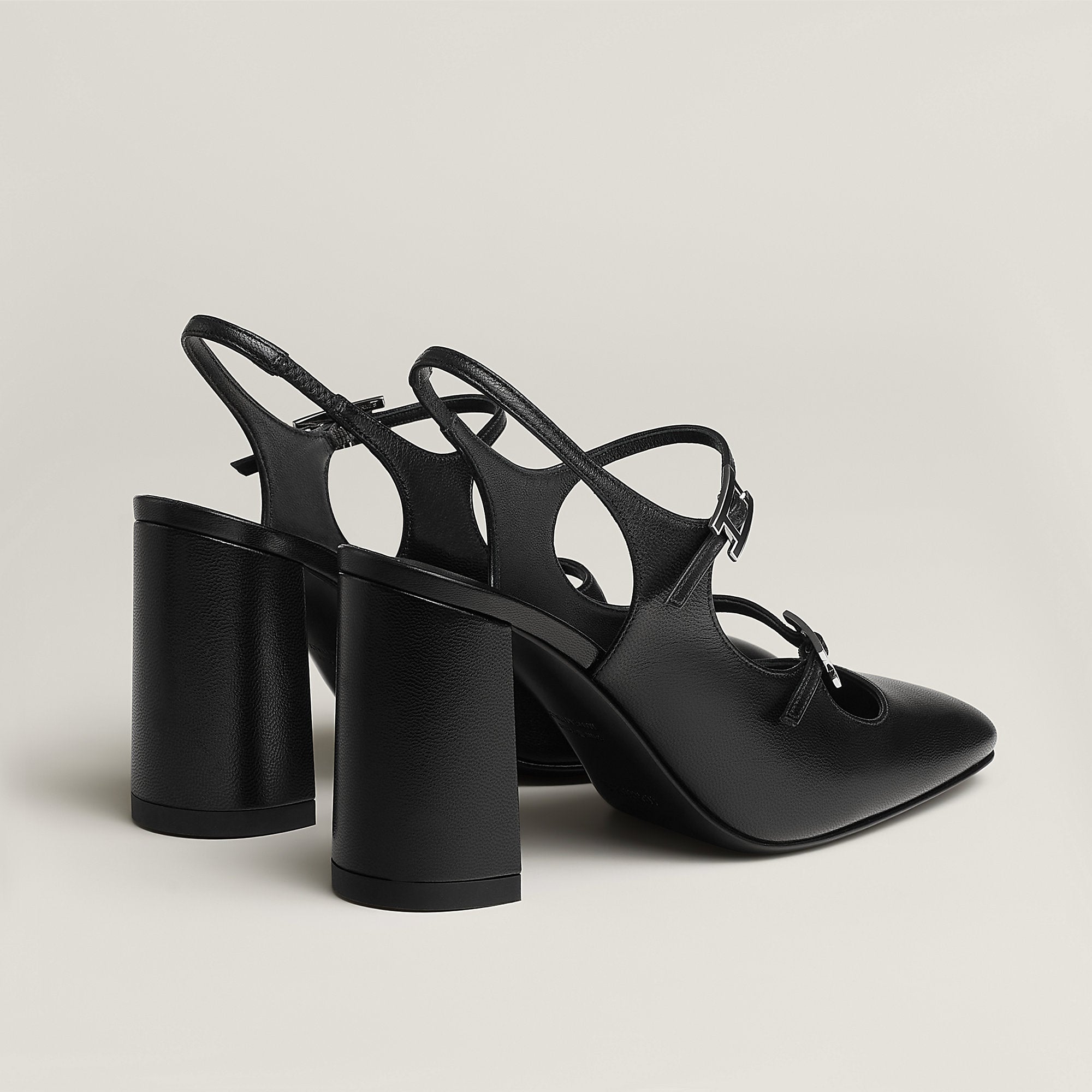 Hermes Jackie 90 Pump Noir