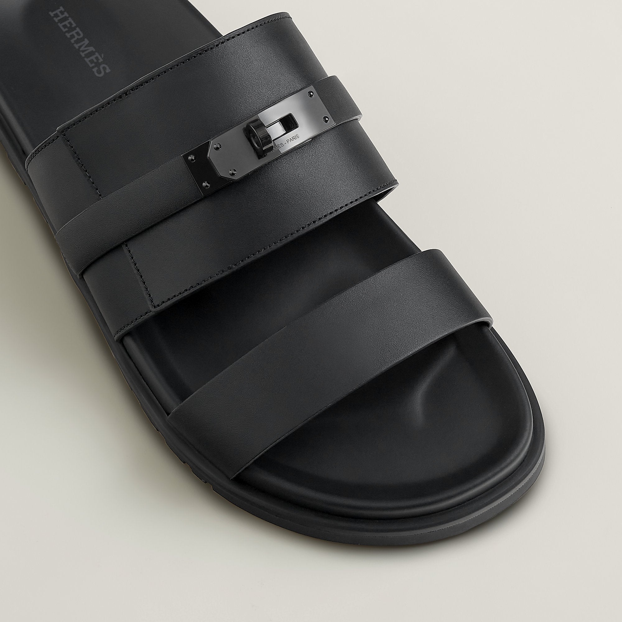 Hermes Jackson Sandal Noir