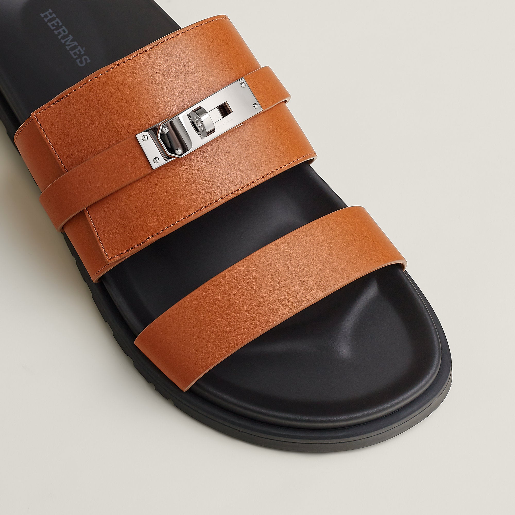 Hermes Jackson Sandal Noir