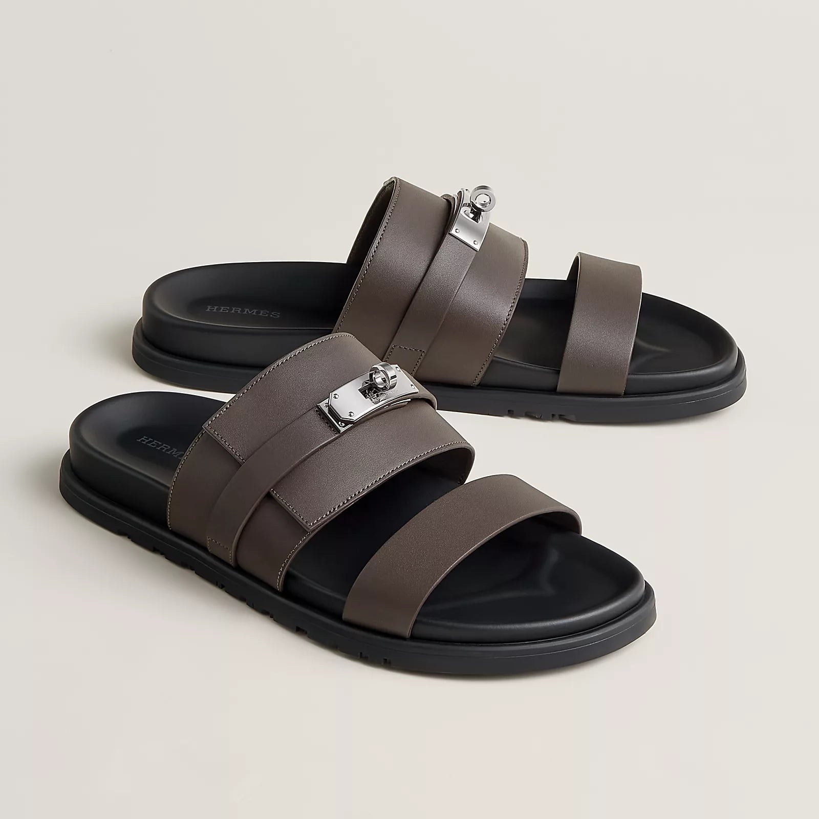 Hermes Jackson Sandal Brown