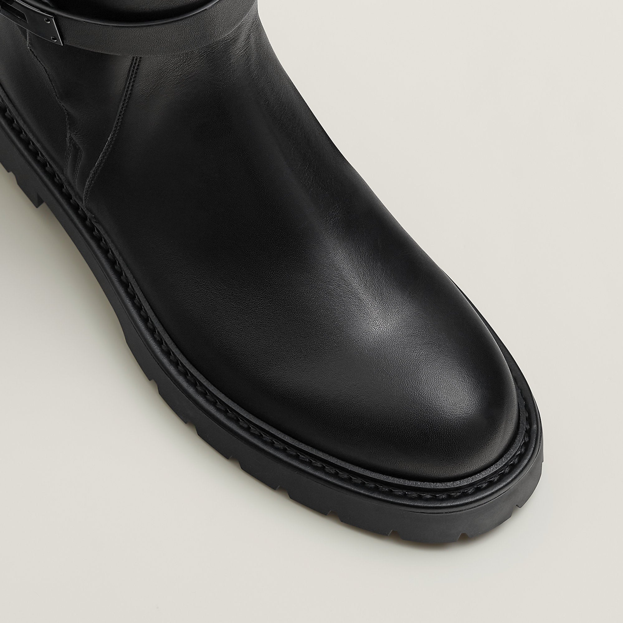 Hermes Jeff Ankle Boot Noir