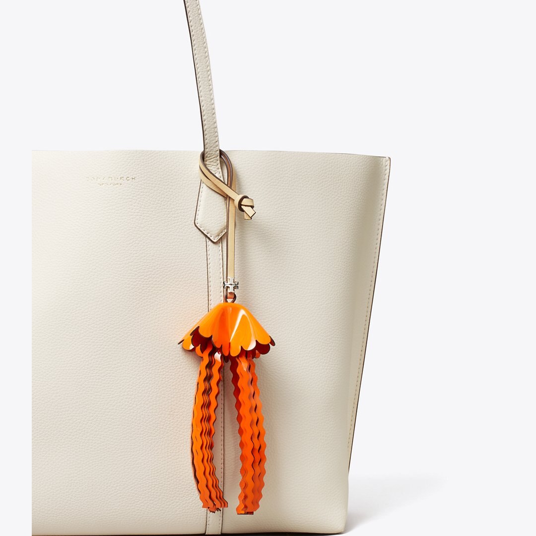 Tory Burch Jellyfish Bag Charm Mandarin