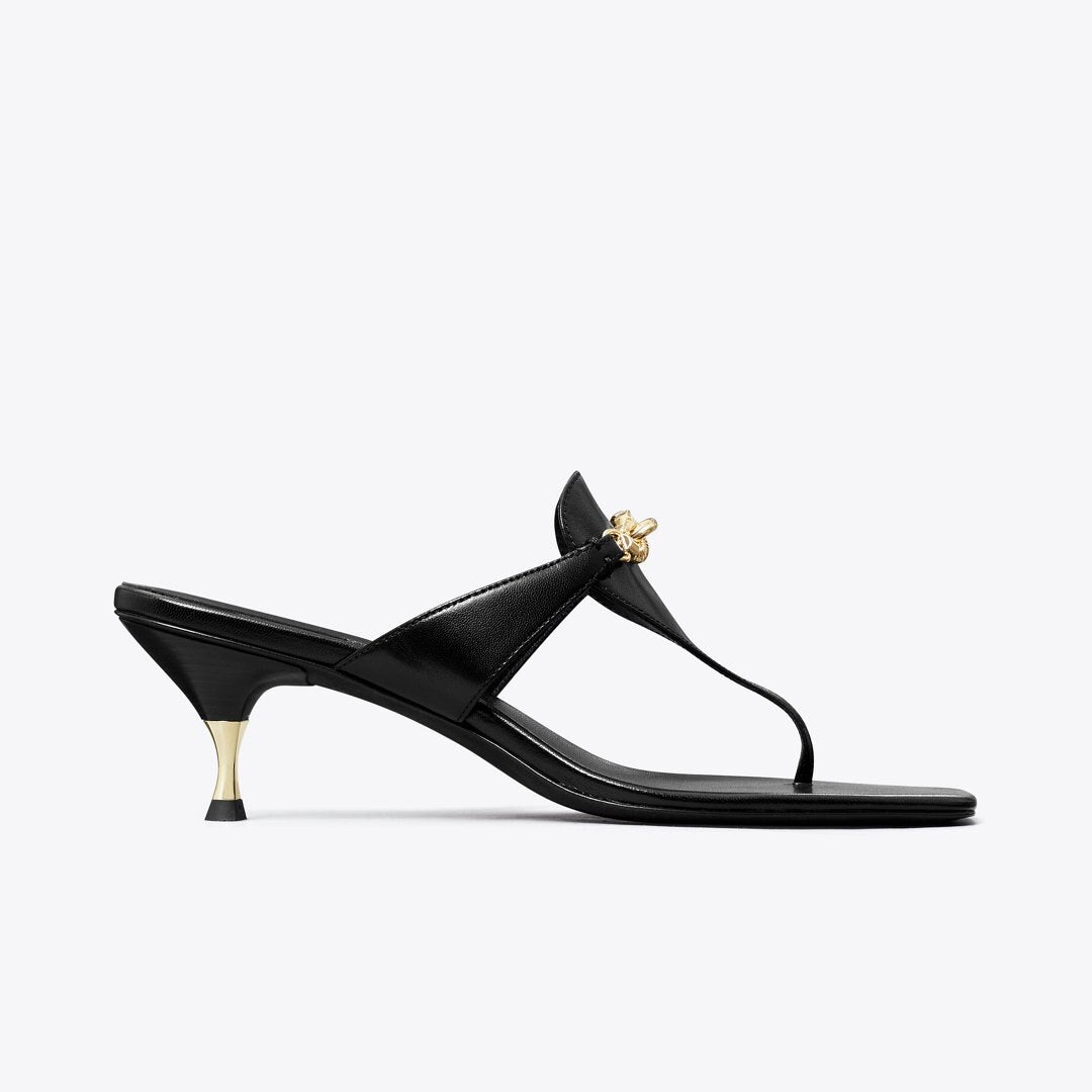 Tory Burch Jessa Low Heeled Sandal PERFECT BLACK
