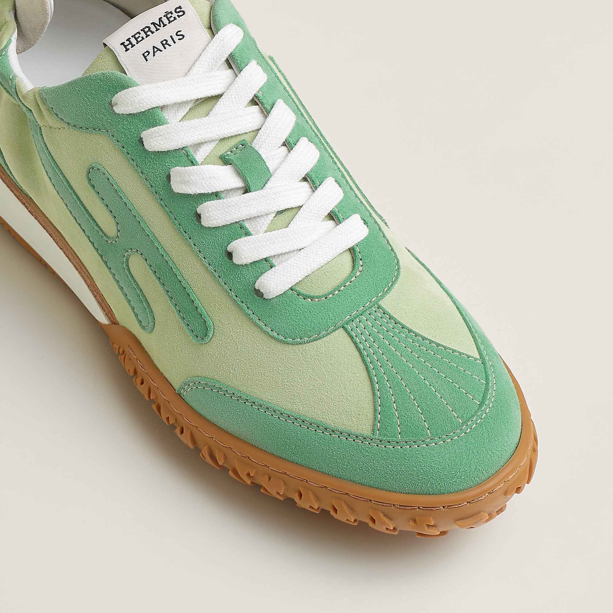 Hermes Jet Sneaker Vert De Mer