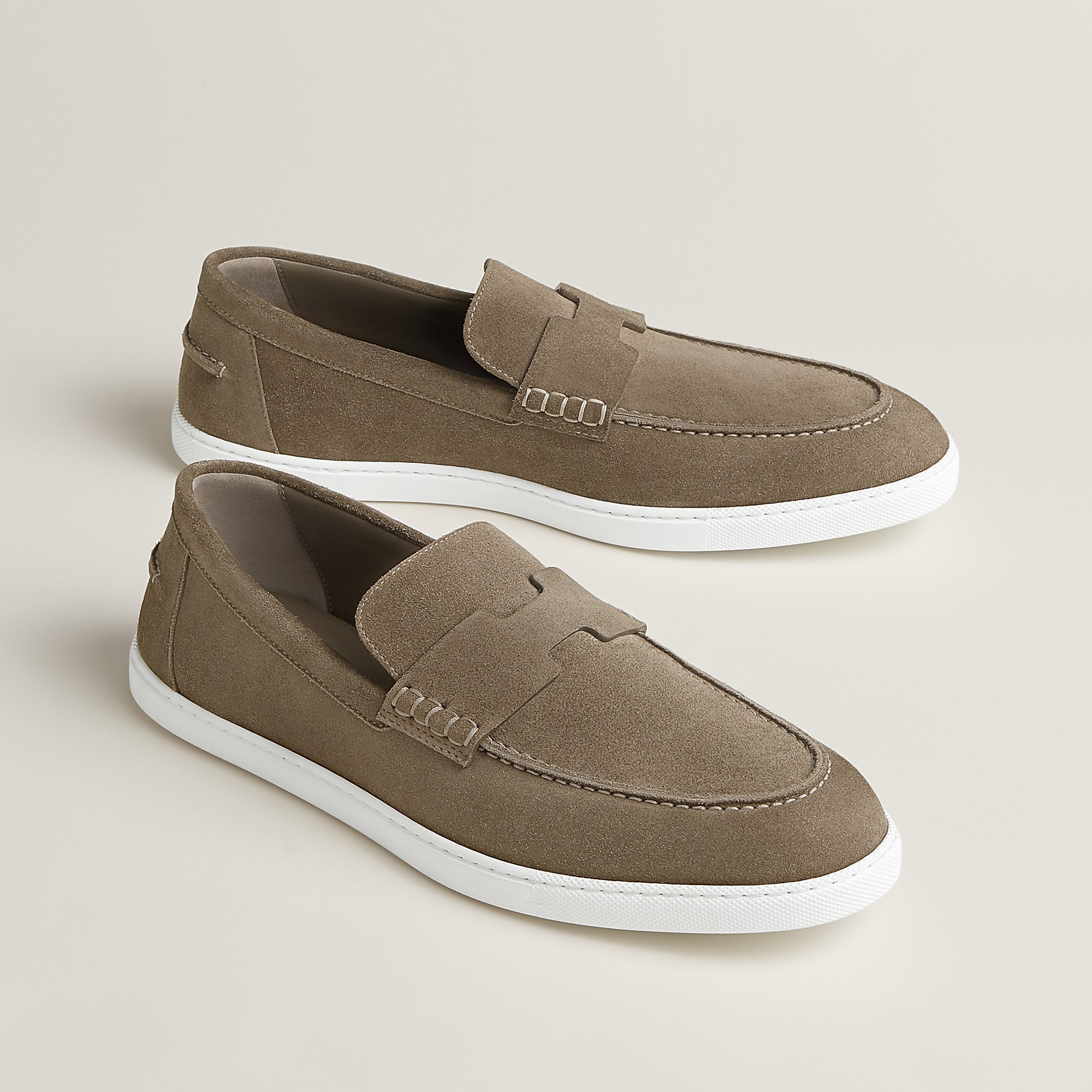 Hermes Job Loafer Toupe